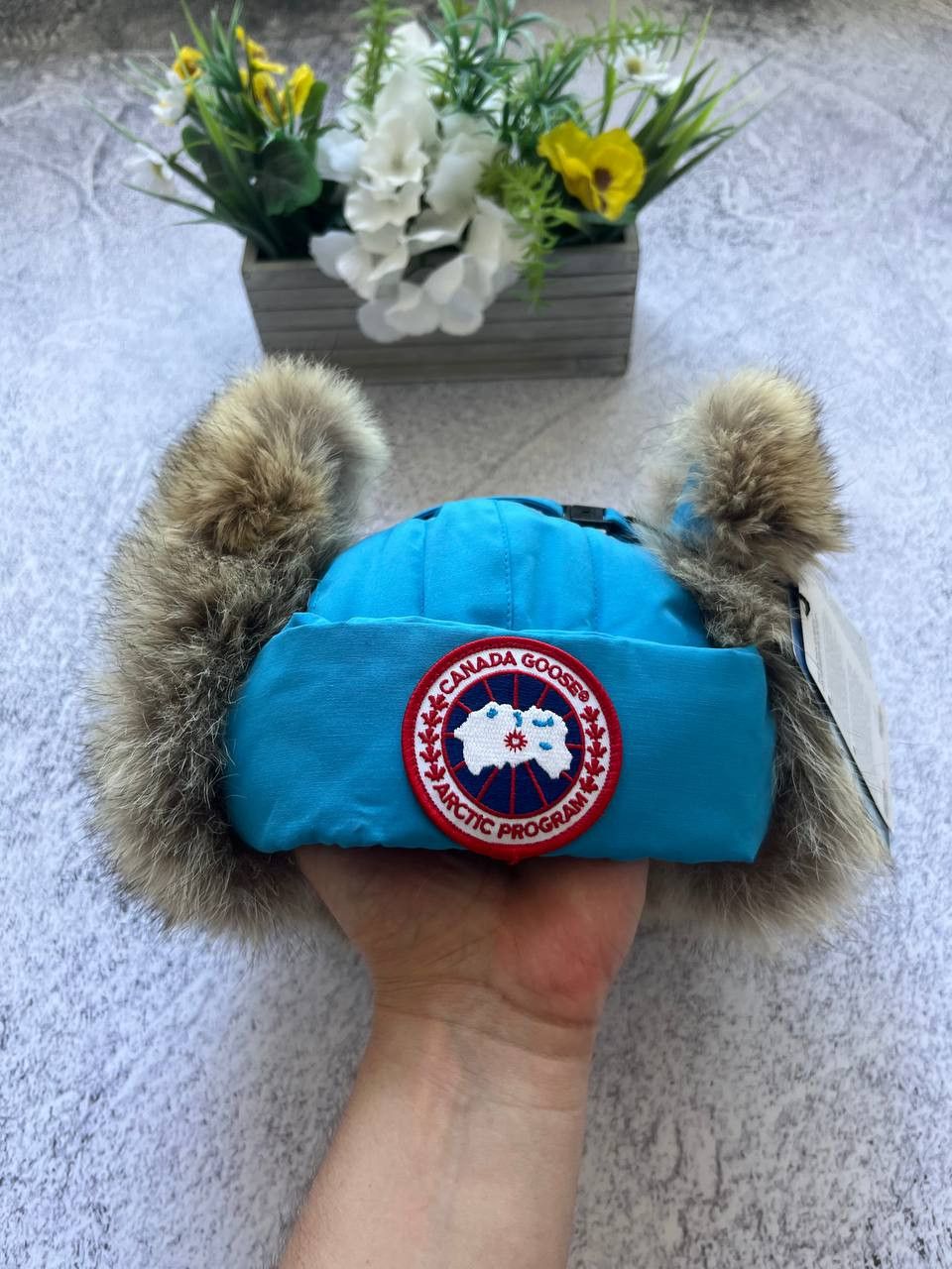 Canada Goose NEW CANADA GOOSE AVIATOR HAT FUR L/XL Size 34 - 13 Thumbnail