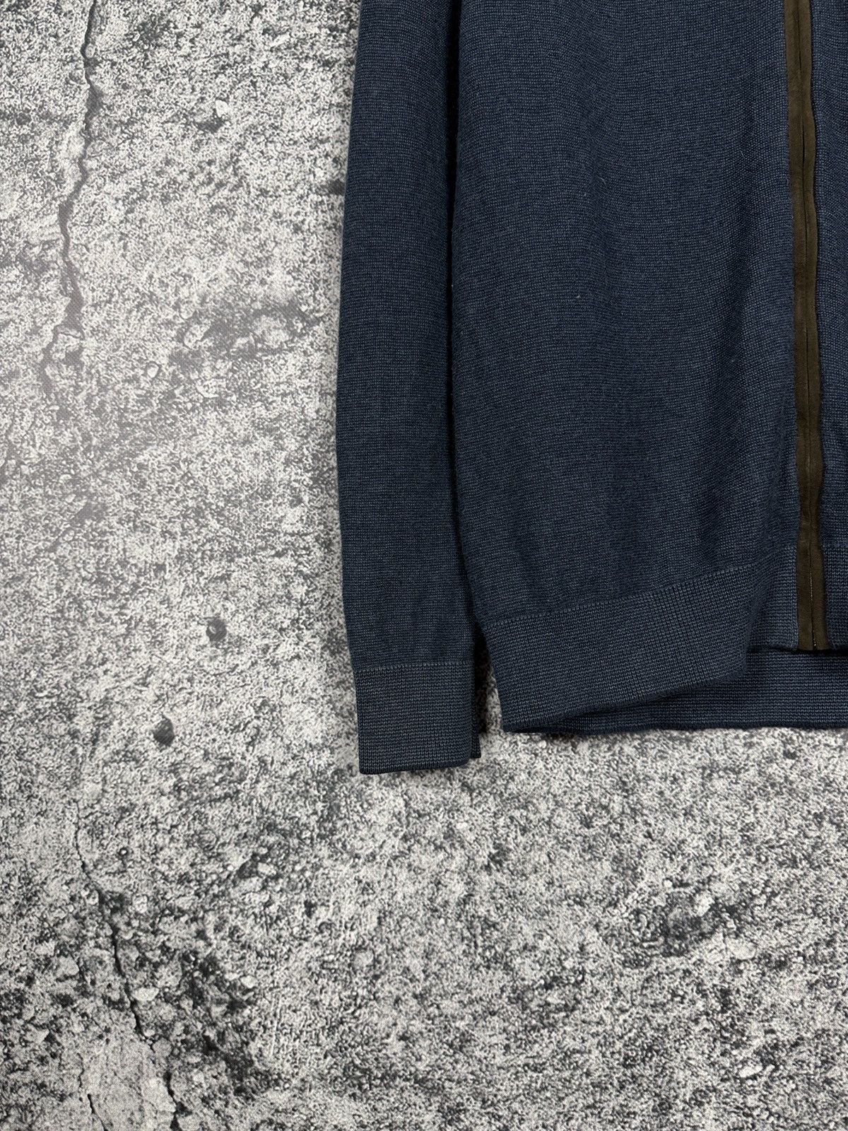 Hackett Hackett London Full Zip Pullover Cotton Wool Jumper Size L Size US L / EU 52-54 / 3 - 4 Thumbnail