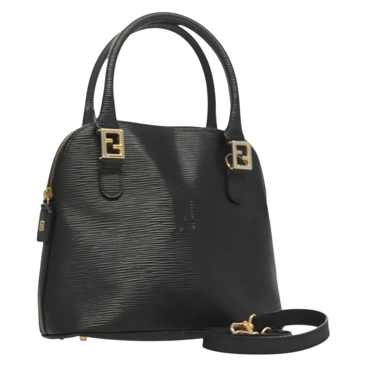 Fendi Fendi Vintage Top Handle Dome Bag Leather Size ONE SIZE - 1 Thumbnail