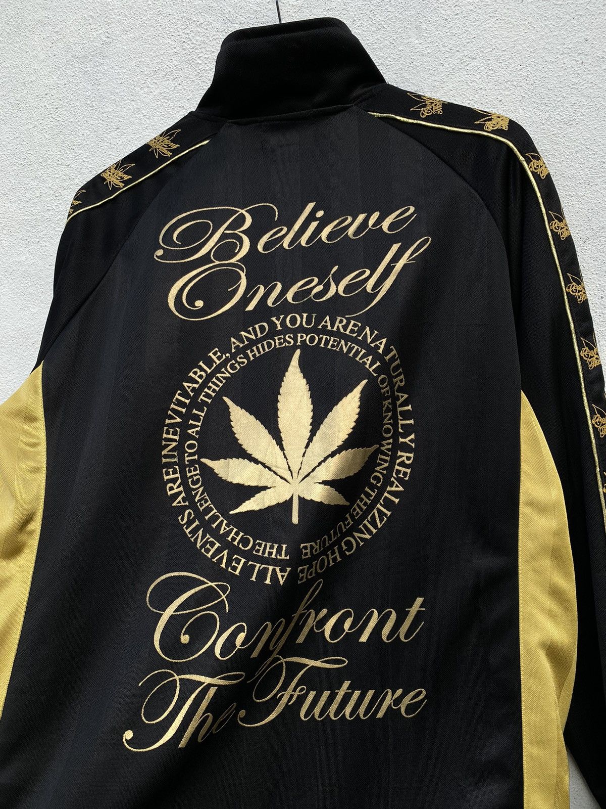 Japanese Brand × Other × Rap Tees Weed Sidetape Light Jacket Raptee Genji Size US L / EU 52-54 / 3 - 6 Thumbnail