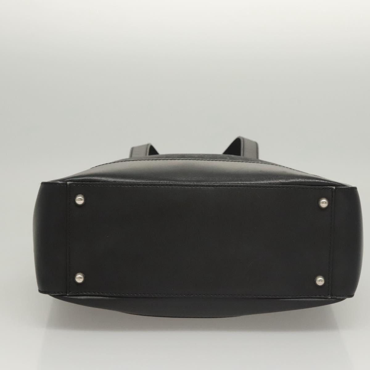 Celine CELINE C Macadam Canvas Hand Bag Black Silver Size ONE SIZE - 9 Thumbnail