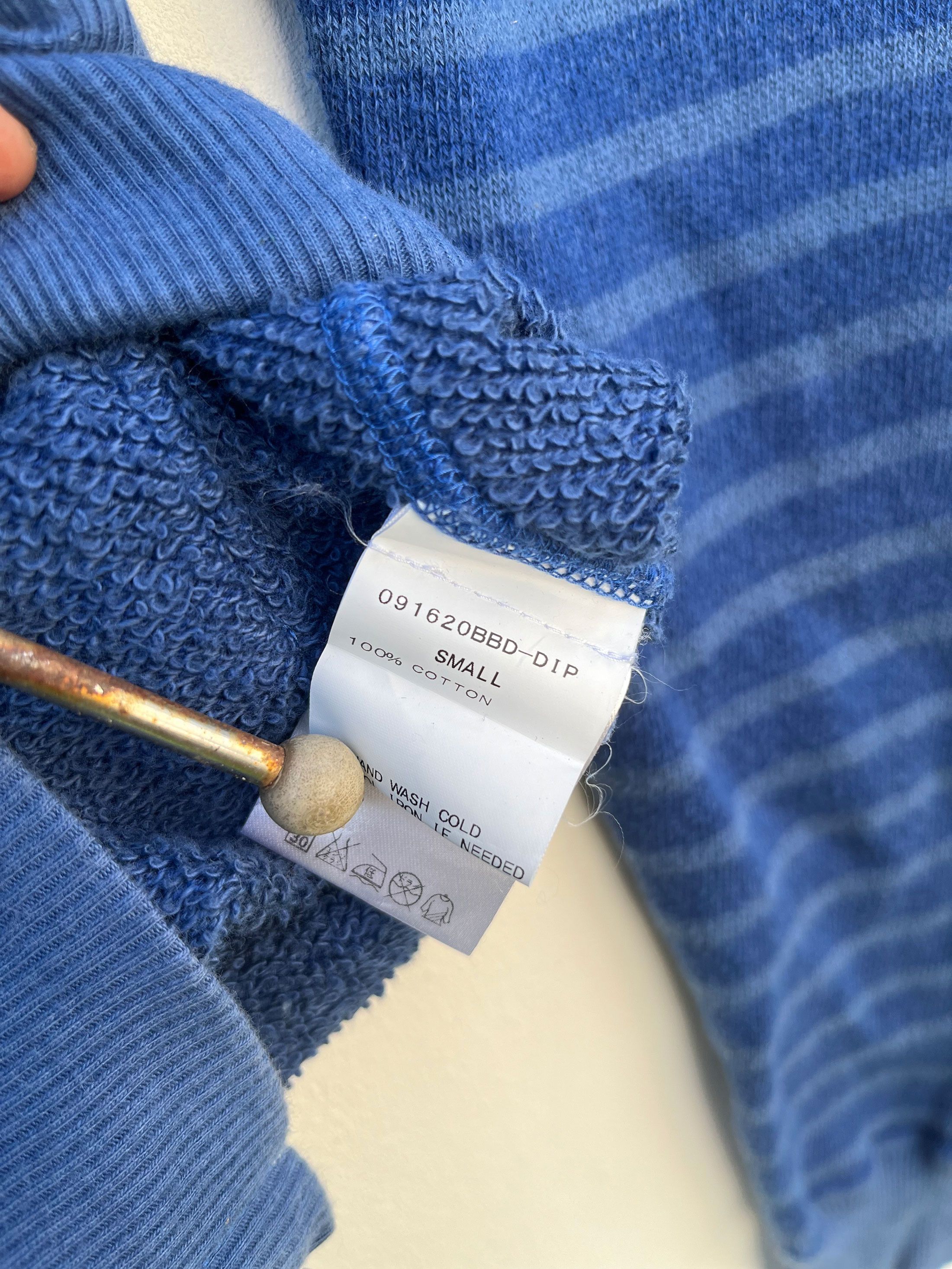Designer × Japanese Brand 12LBS Made in Japan V Room Gradient Sweater Zipper Size US S / EU 44-46 / 1 - 4 Thumbnail