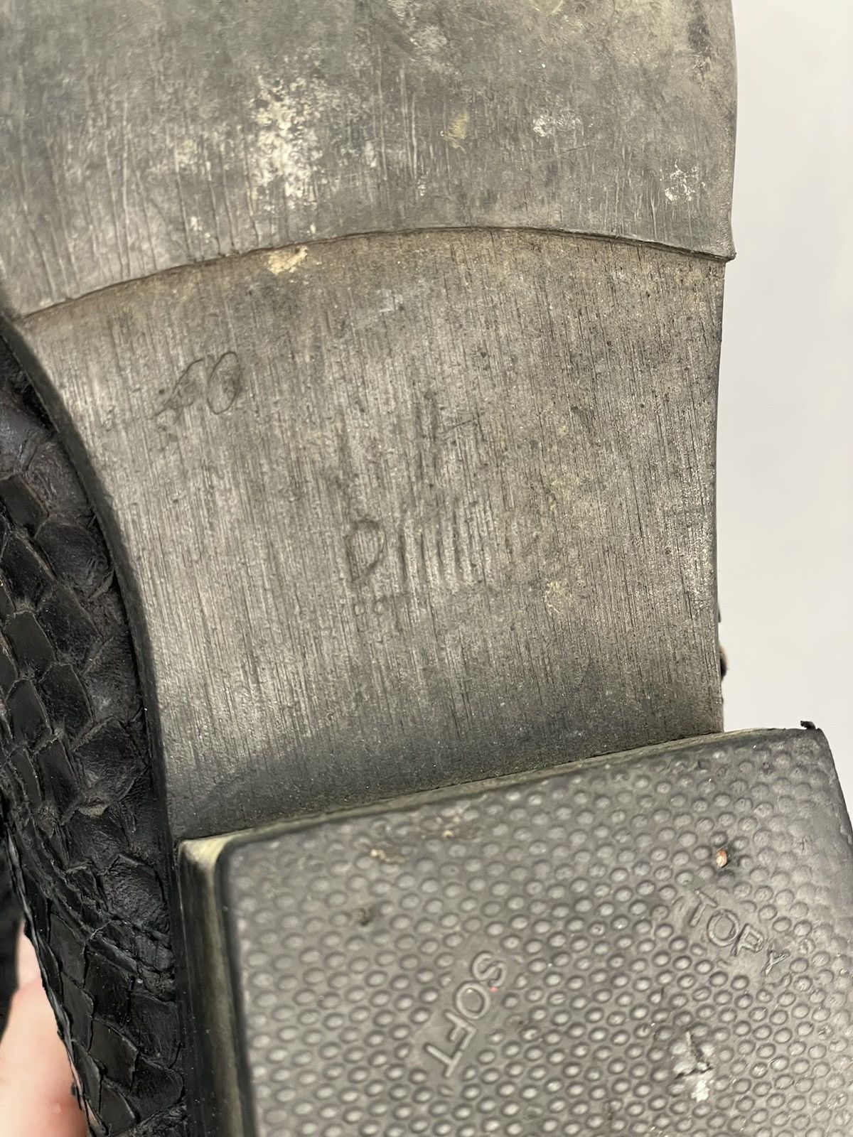 Billi Bi black boots leather snake hight moto 14thaddiction
