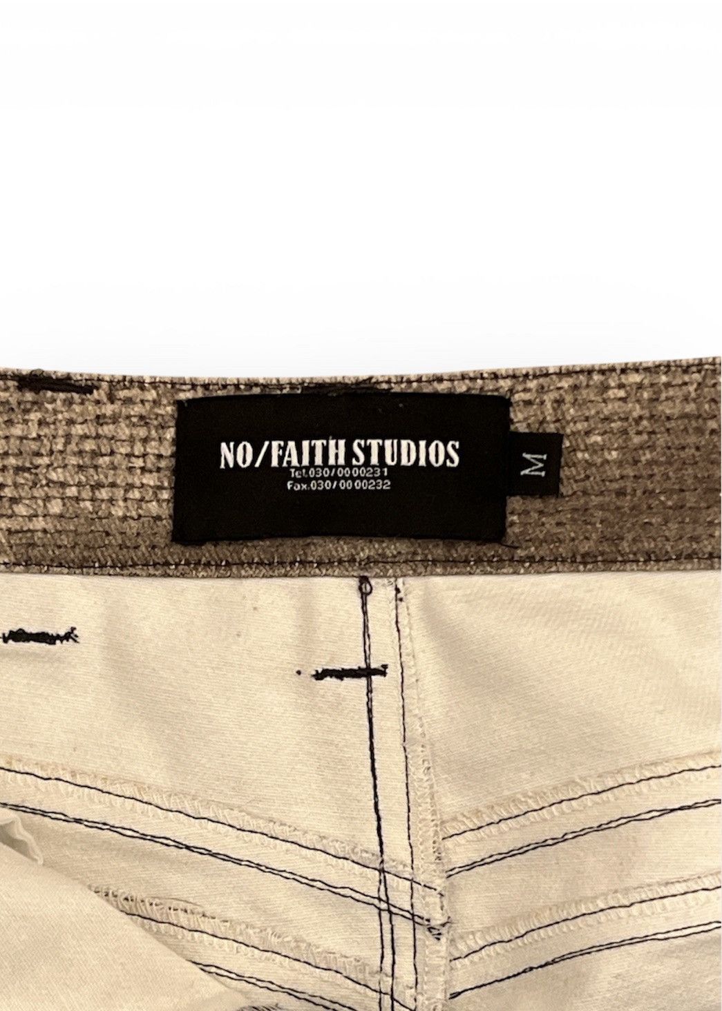 No Faith Studios NoFaithStudios Printed Denim Size US 32 / EU 48 - 7 Thumbnail