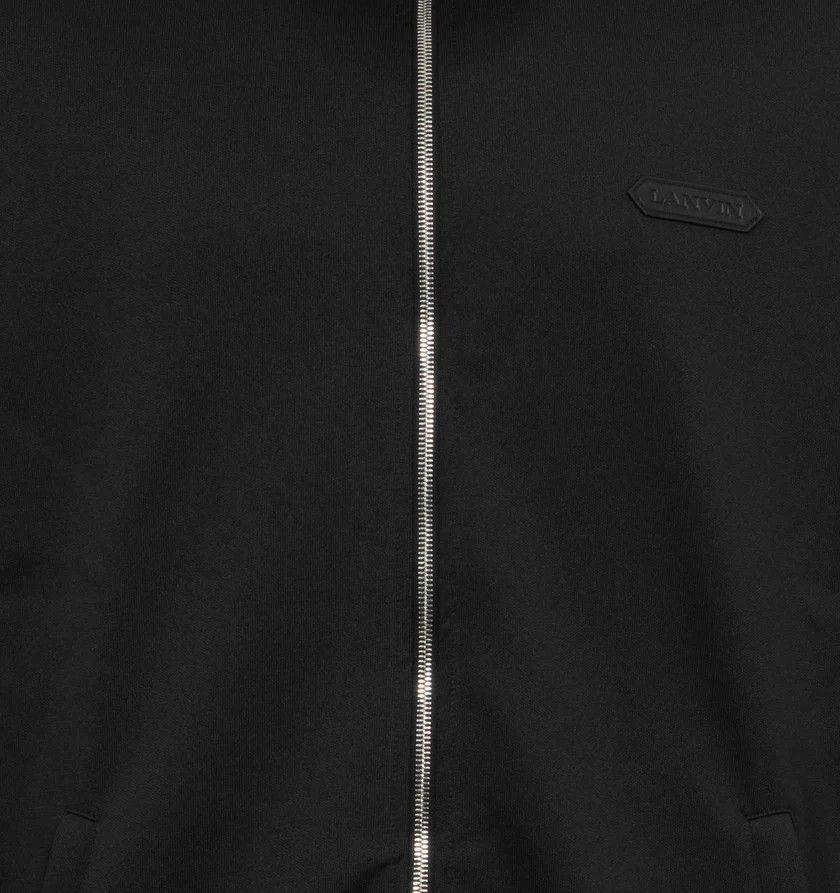Lanvin o1h1sh11224 Zipped Contrast Jacket in Black Size US XL / EU 56 / 4 - 7 Thumbnail