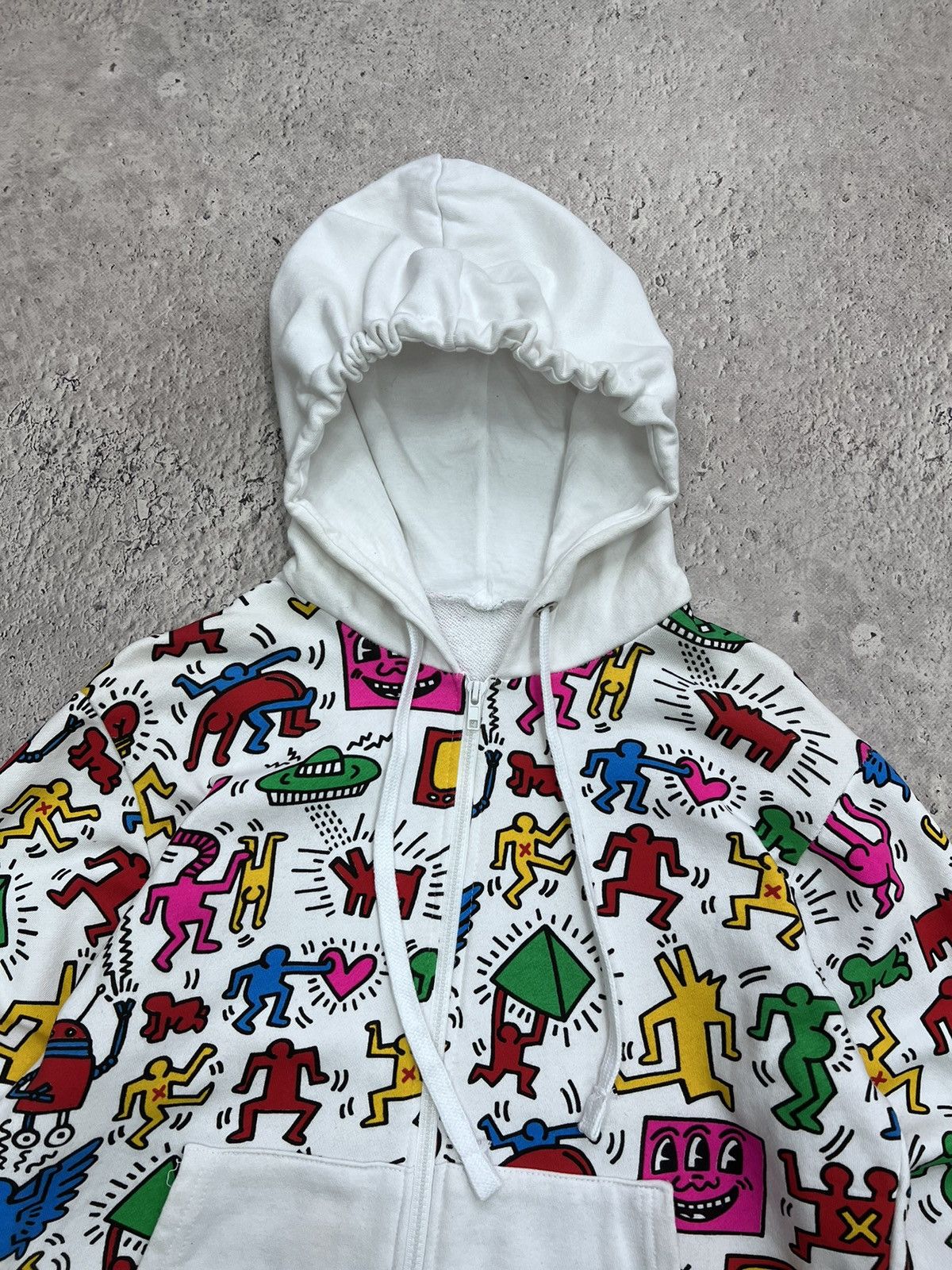 Hypebeast × Keith Haring Sick Crazy All Over Printed Keith Haring X Big Bang Hoodies Size US M / EU 48-50 / 2 - 4 Thumbnail