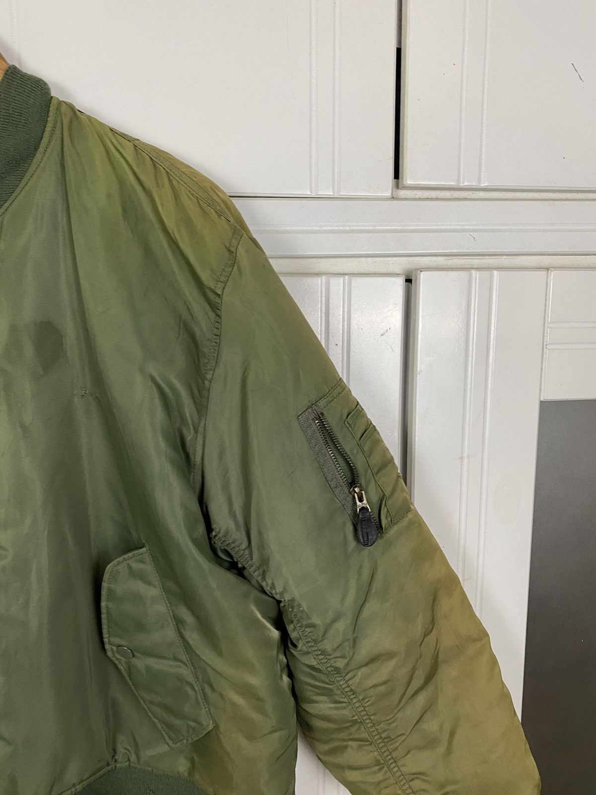 Alpha Industries ✅️Vintage Bomber Jacket Alpha Industries Size US XL / EU 56 / 4 - 8 Thumbnail