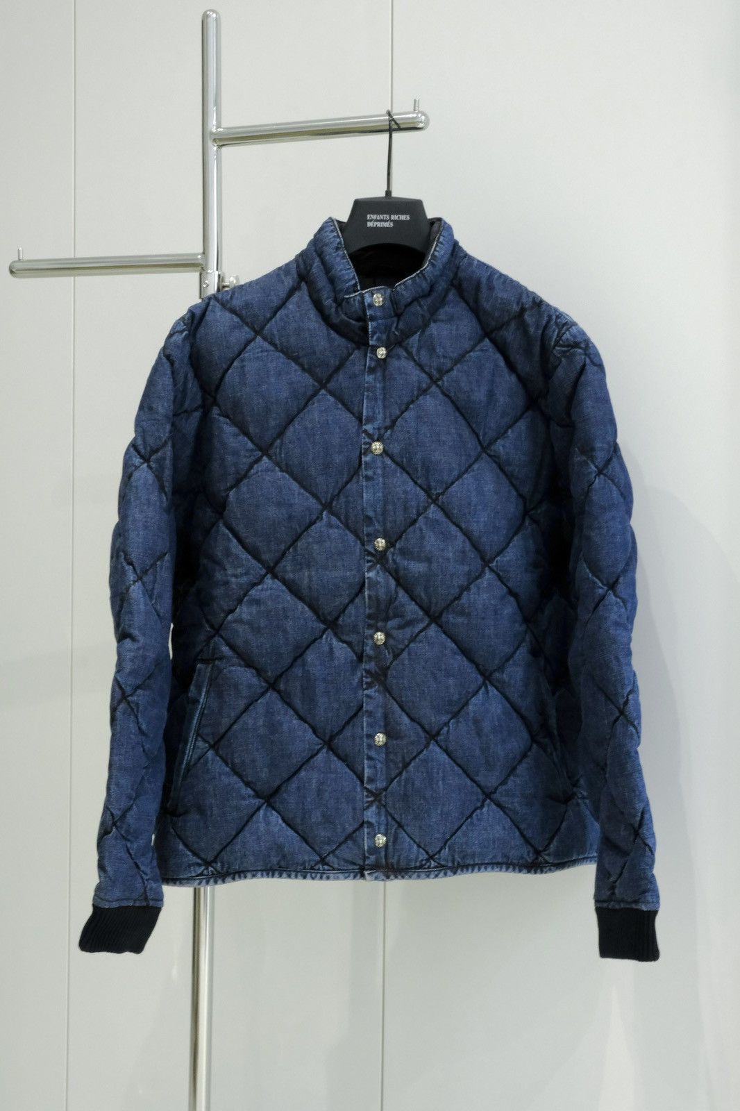 Chrome Hearts Chrome Hearts Denim Puffer Lined Jacket Size US L / EU 52-54 / 3 - 3 Thumbnail