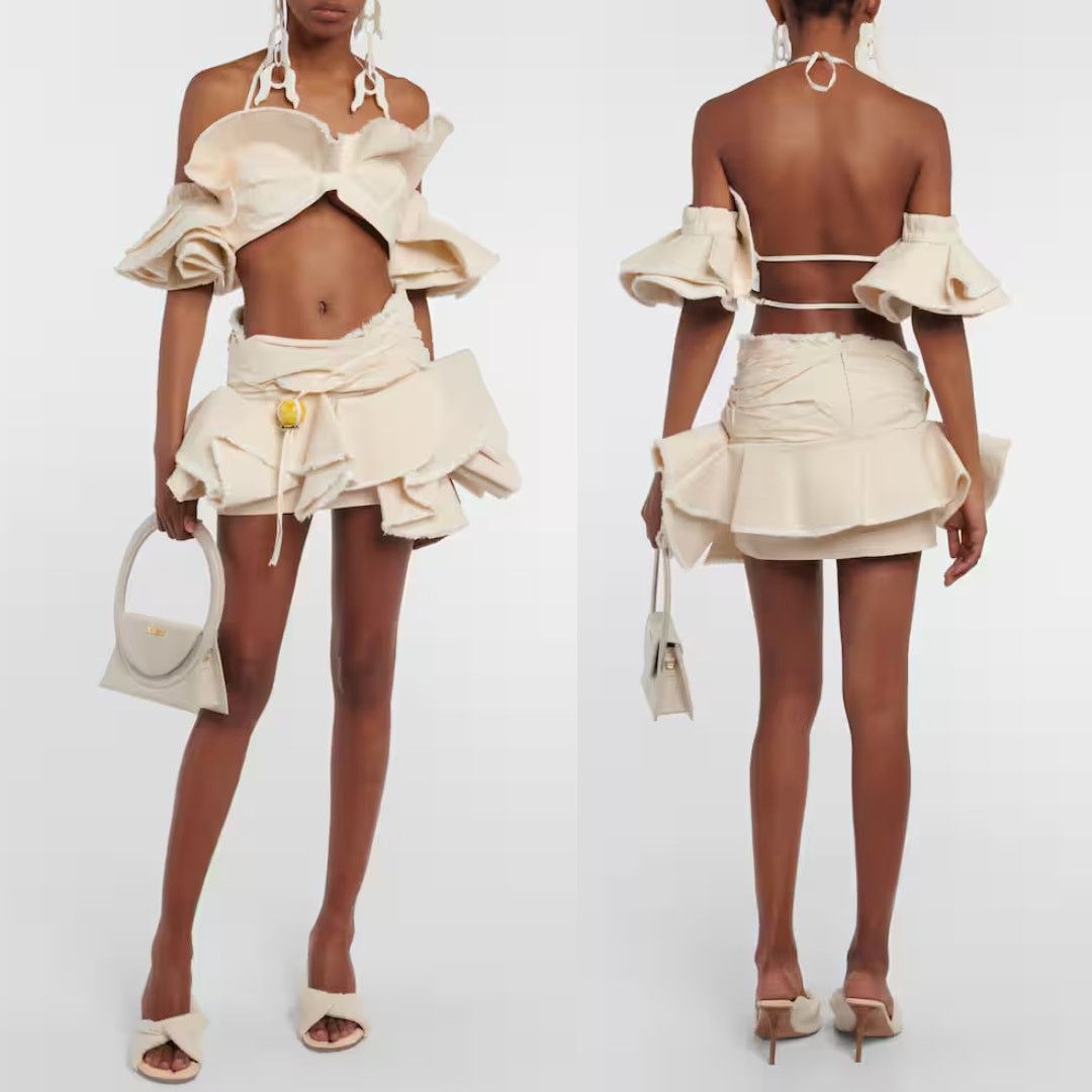 Jacquemus Jacquemus | La Brassiere Artichaut Ruffled Bralette 34 XS Size XS / US 0-2 / IT 36-38 - 3 Thumbnail