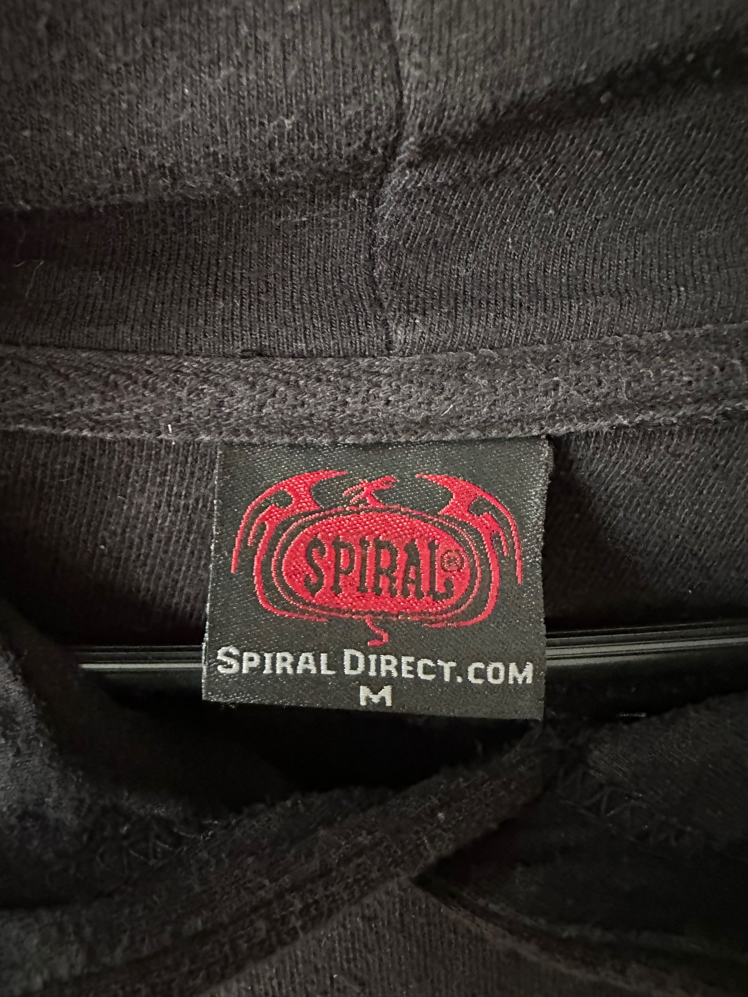 Other Spirial Full print skulls hoodie streetwear faded black Size US M / EU 48-50 / 2 - 5 Thumbnail