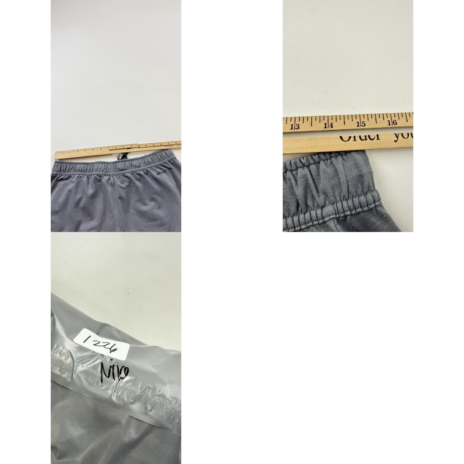 Nike Nike Mens Large Gray Dri-Fit Training Jogger Pants Size US 33 - 8 Thumbnail