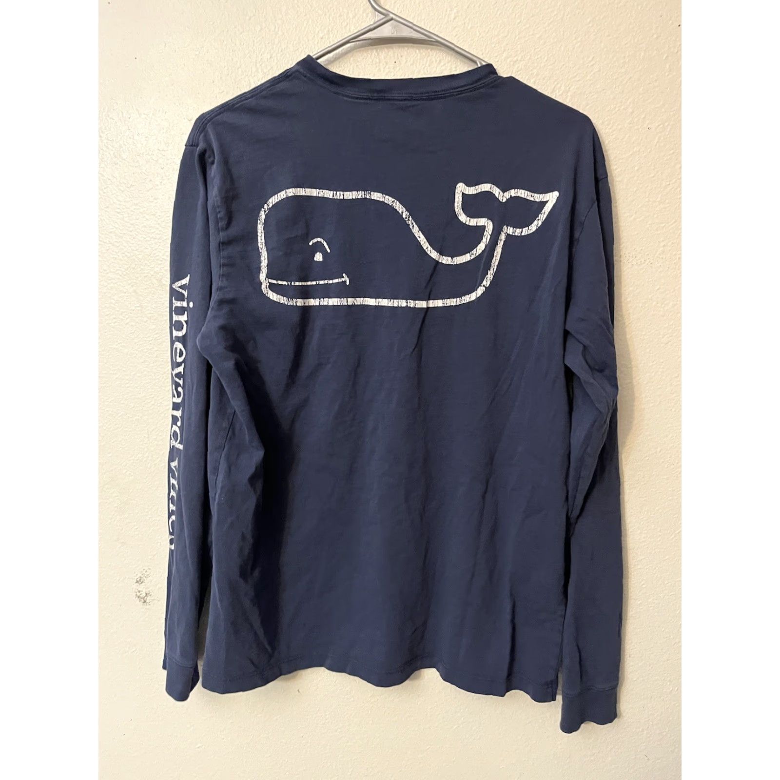 Vineyard Vines Vineyard Vines Logo T-Shirt Long Sleeve Men Small Navy Blue Tee Logo Shirt Size US S / EU 44-46 / 1 - 2 Thumbnail