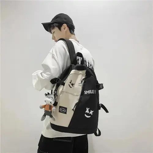 Japanese Brand Fashion cute teddy bear cartoon smile backpack y2k Size ONE SIZE - 2 Thumbnail