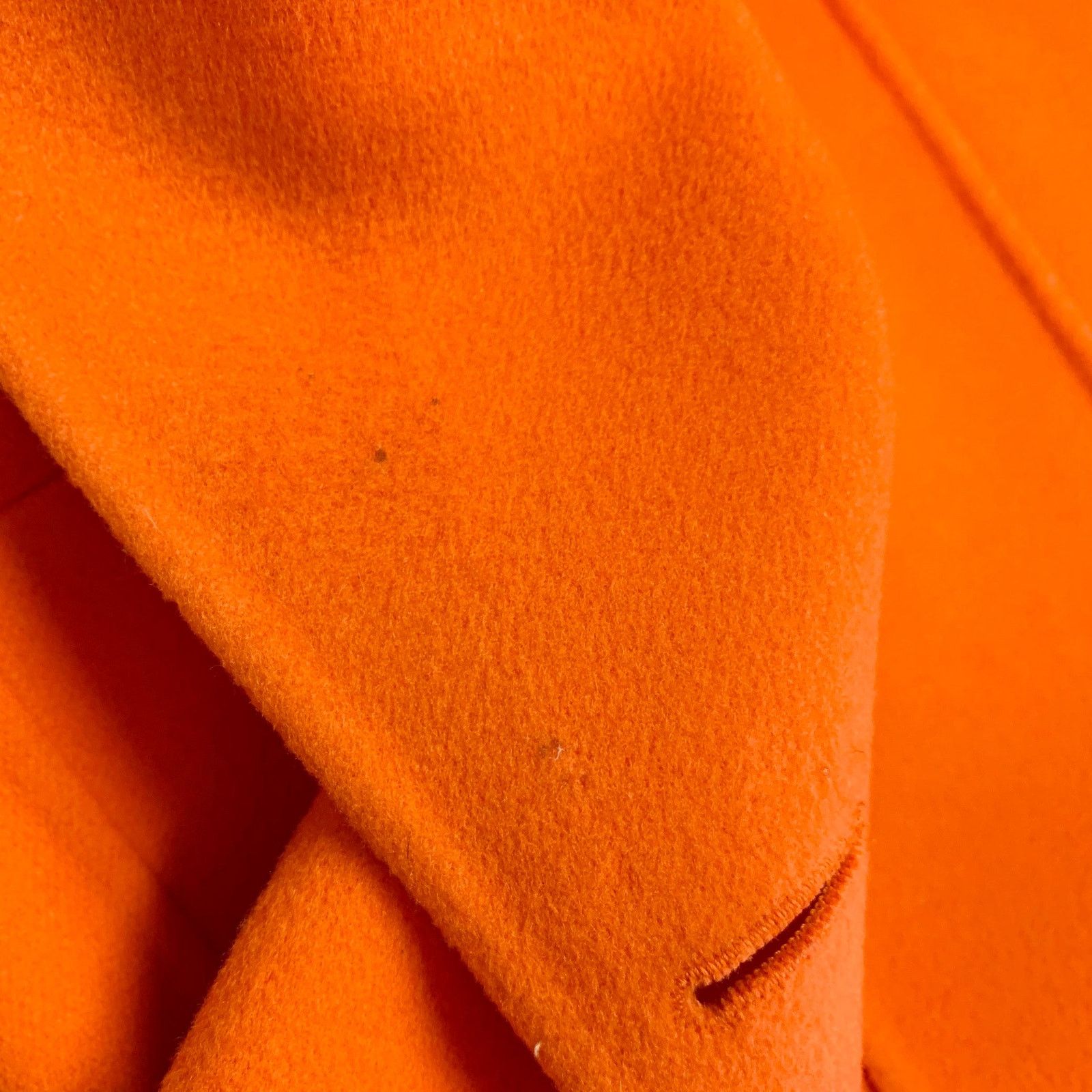 Michael Kors MICHAEL KORS Size 12 Orange Wool Cashmere Peak Lapel Coat Size XL / US 12-14 / IT 48-50 - 4 Thumbnail