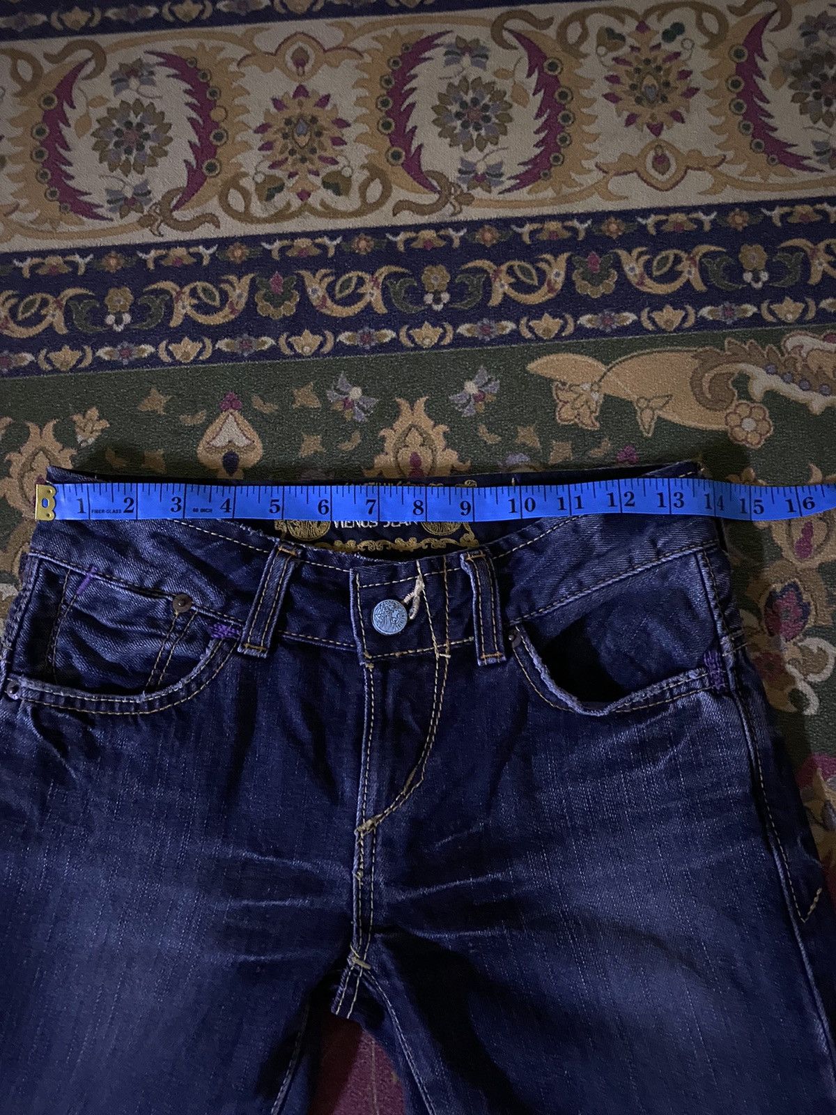 Edwin 🔥FLARE🔥🔥Something Edwin Vienus Jean Flare Denim Size US 27 - 12 Thumbnail