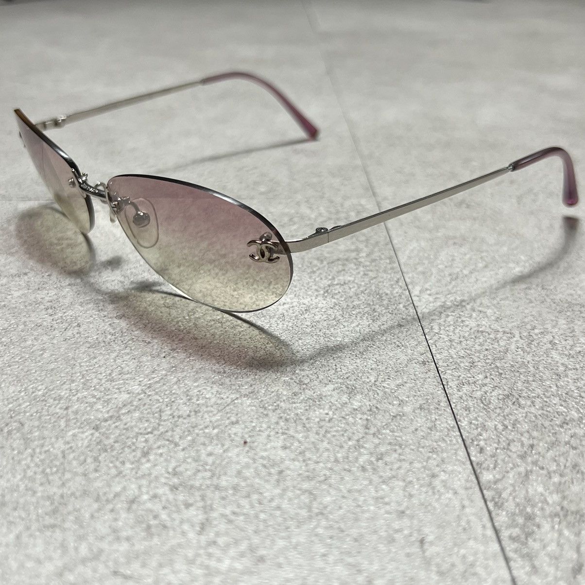 image of Chanel 4013 C 124/58 Silver Sunglasses, Men's
