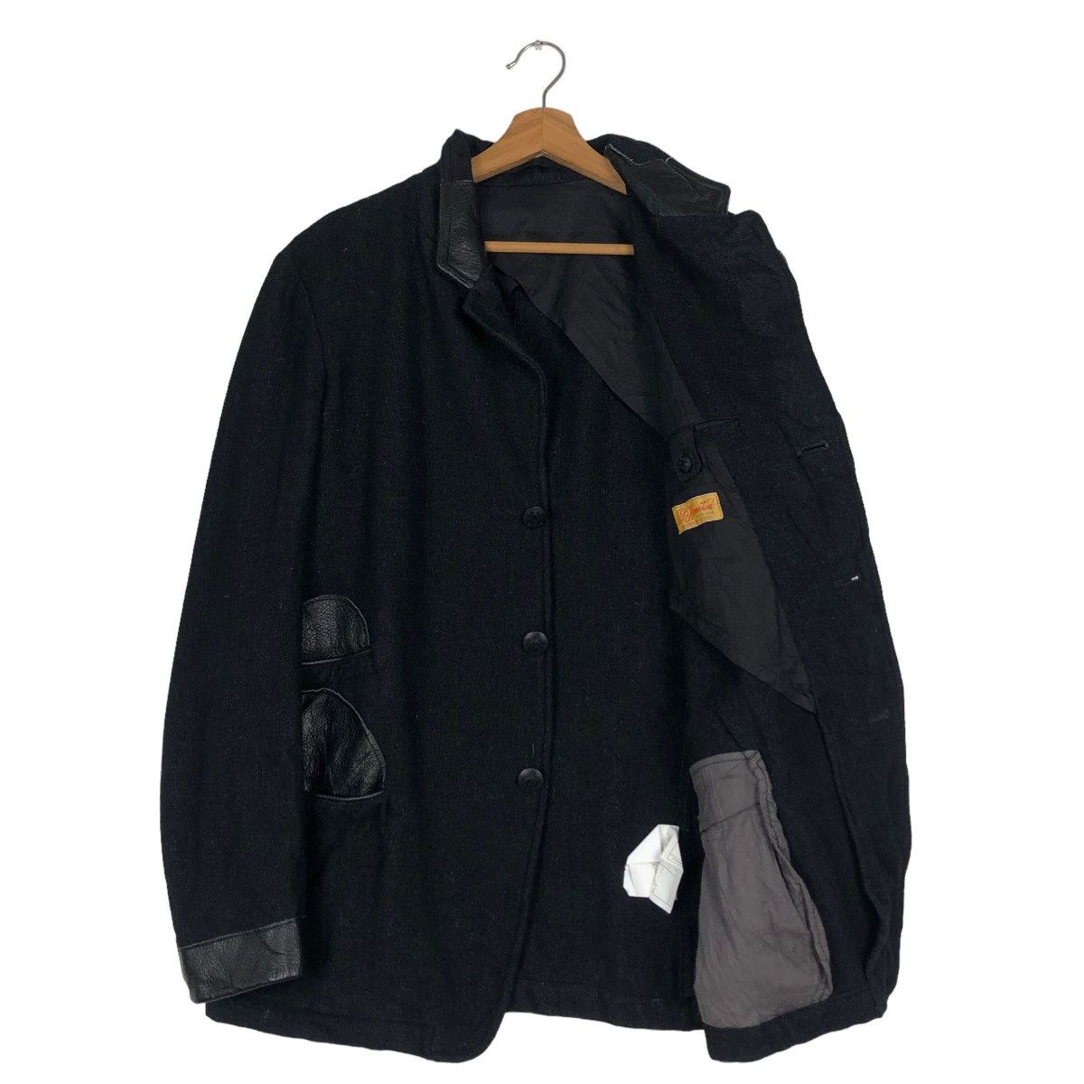 Issey Miyake 🔥Vintage Journal Standard Homestead Chore Jacket Leather Size US L / EU 52-54 / 3 - 11 Thumbnail