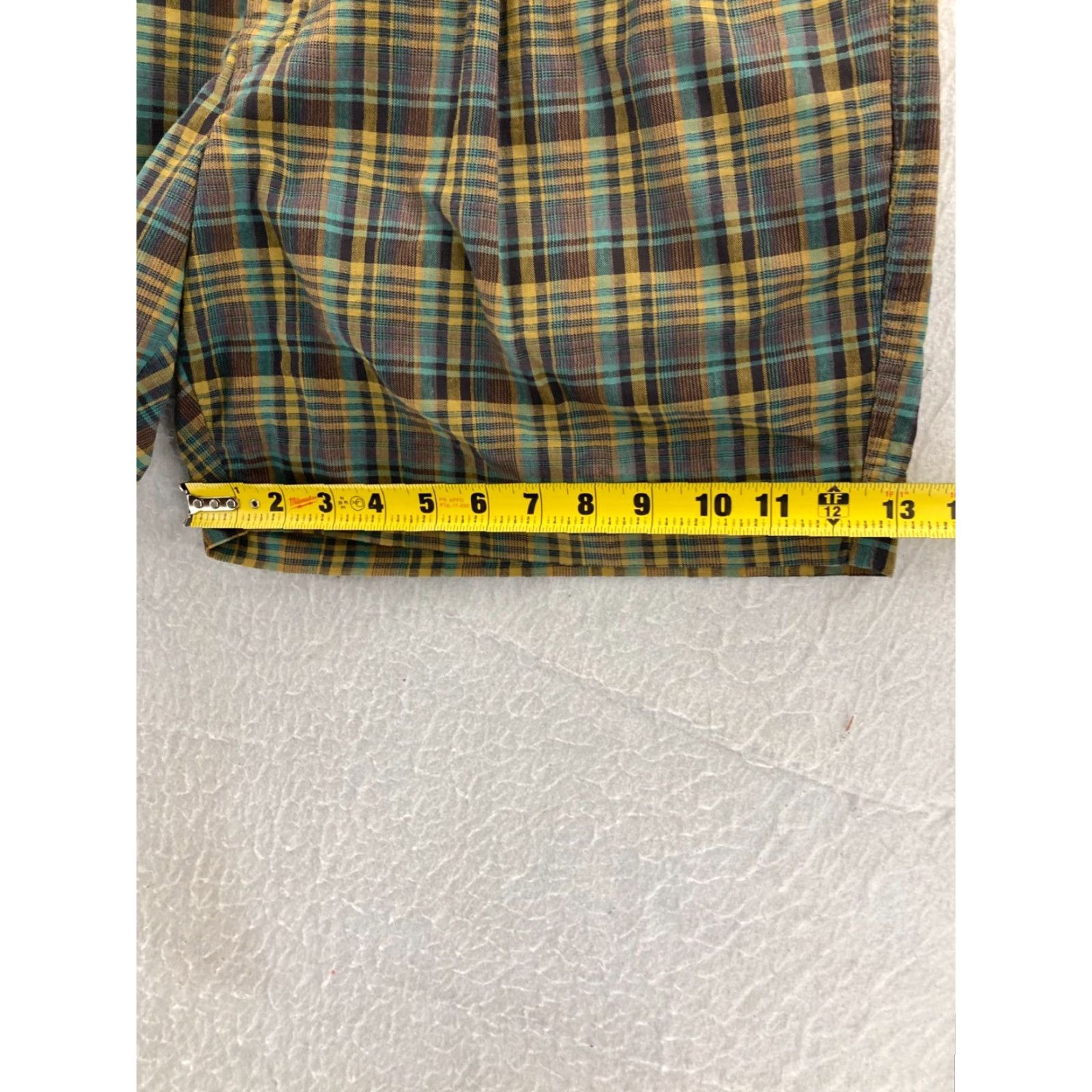 Dockers VINTAGE Dockers Shorts Mens 36 Plaid Bermuda Pockets Casual 90s Size US 36 / EU 52 - 5 Thumbnail