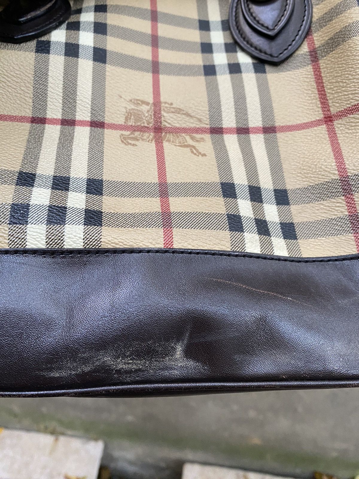 Burberry Burberry Nova Check Monogramm Handbag Size ONE SIZE - 10 Thumbnail