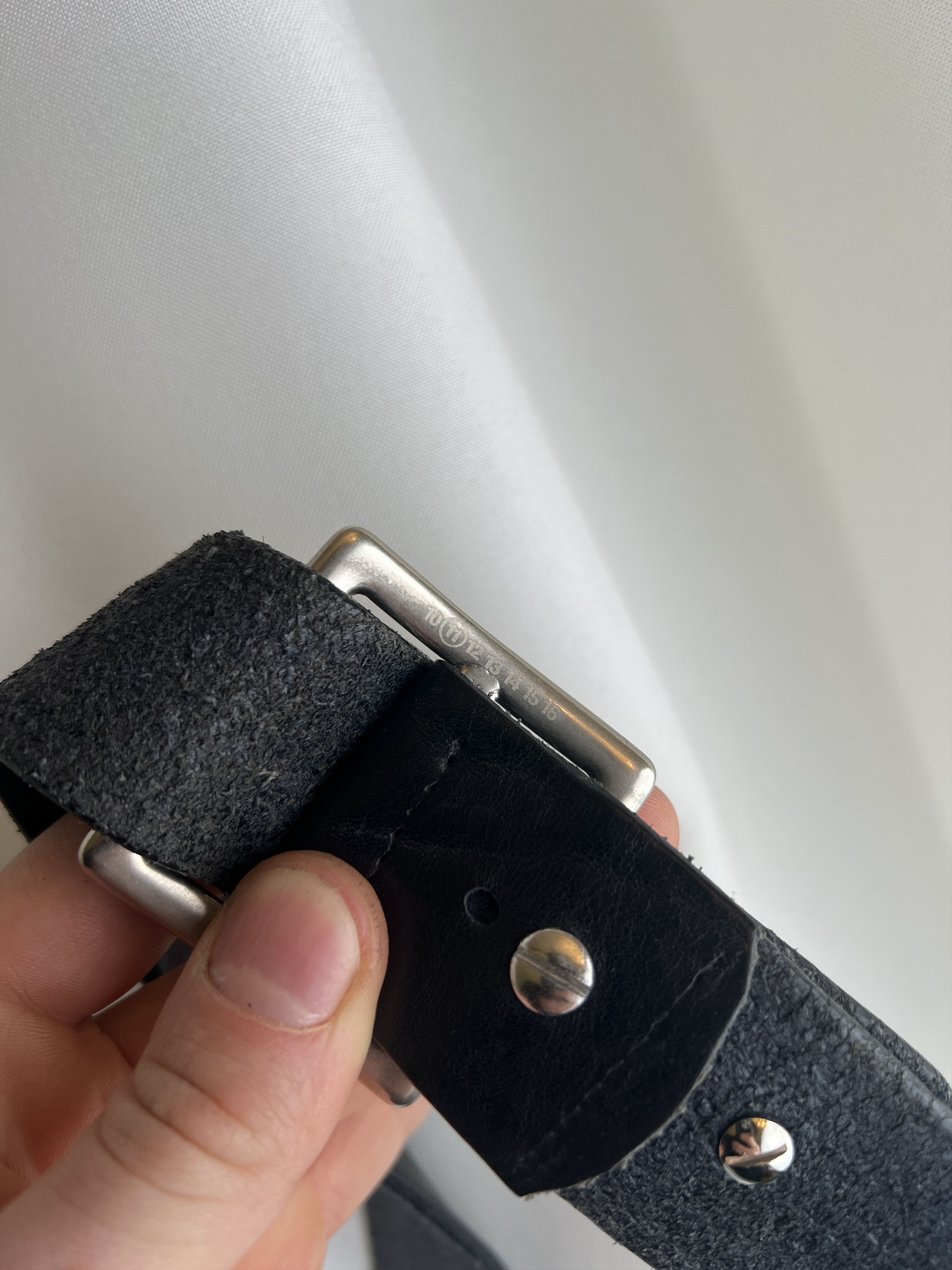 Maison Margiela Martin Margiela "Leather Belt" Size ONE SIZE - 21 Thumbnail
