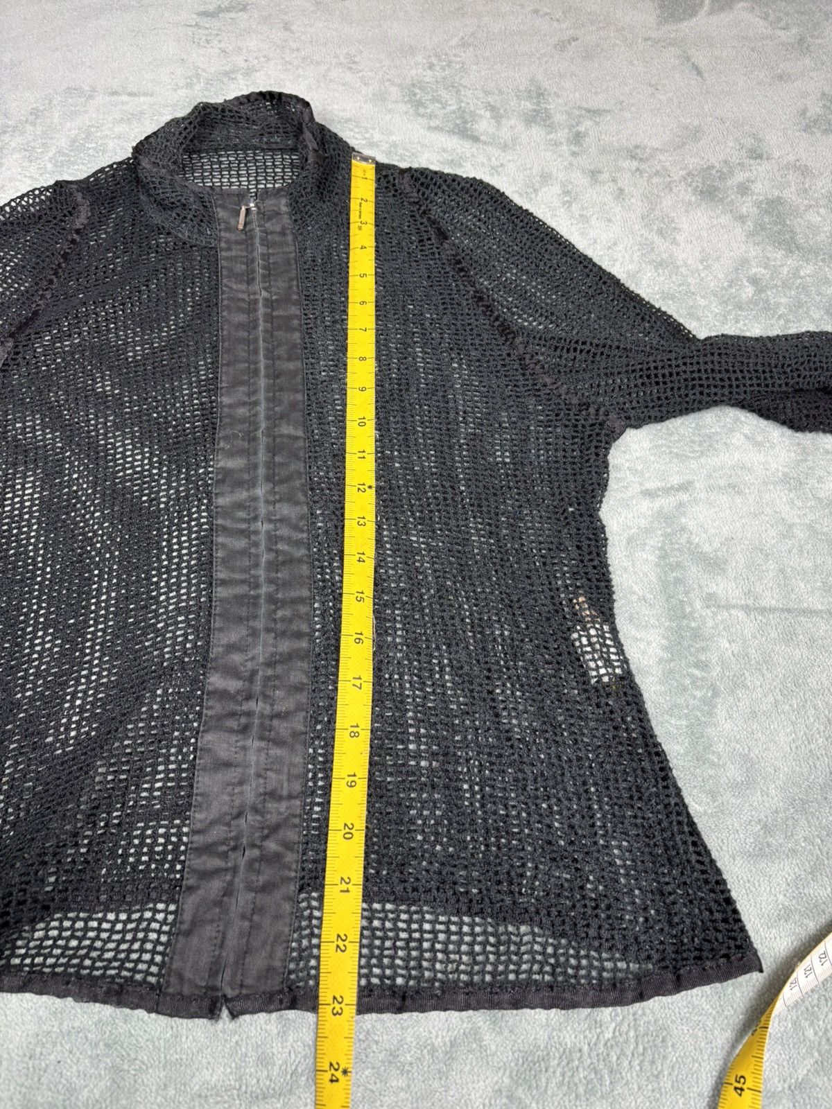 Tornado Mart Japanese Brand Fishnet Mesh Zipper Jacket Size S / US 4 / IT 40 - 9 Thumbnail