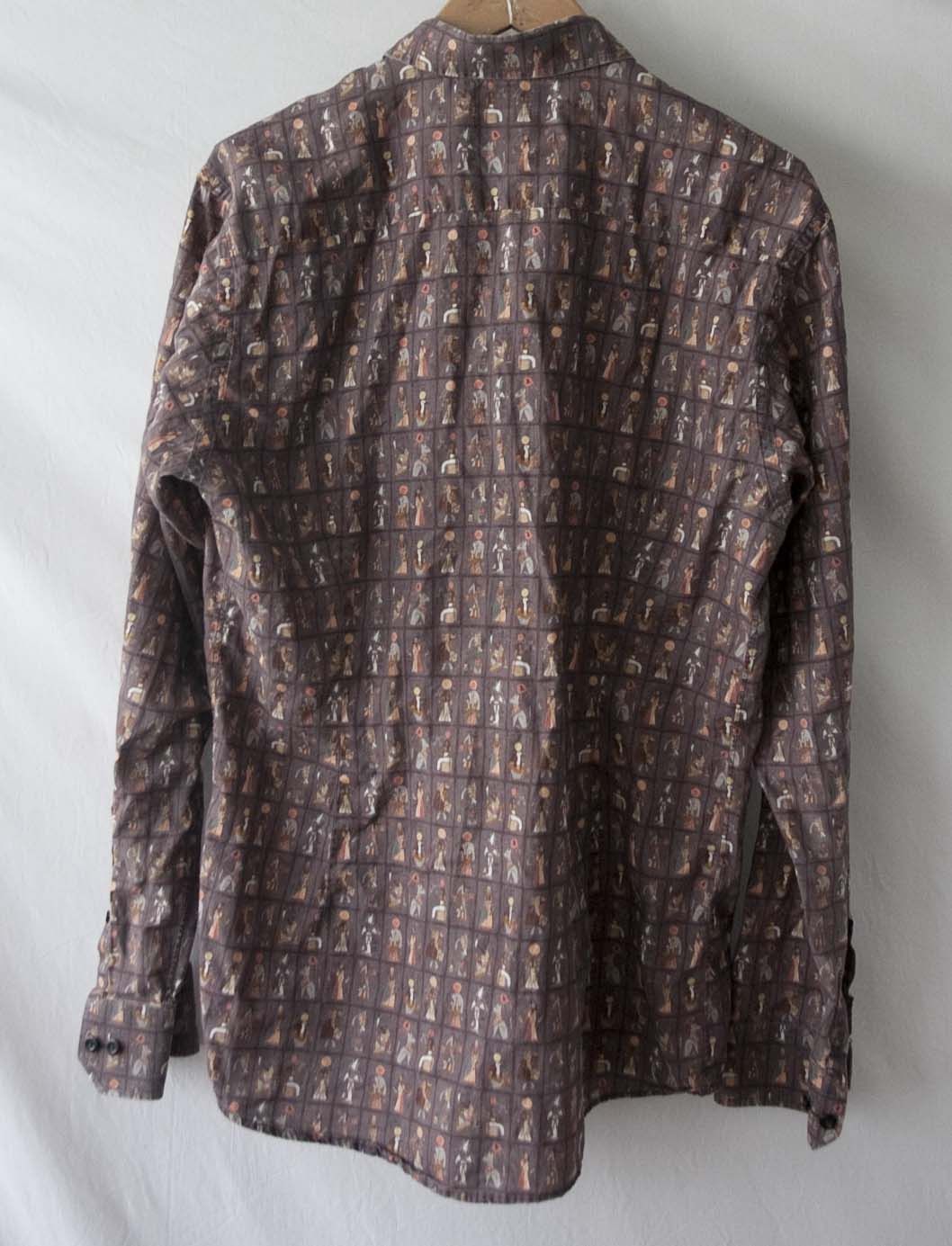 Eton Eton Shirt Egyptian Graphics with * FLAWS * Slim Size L Size US L / EU 52-54 / 3 - 8 Thumbnail