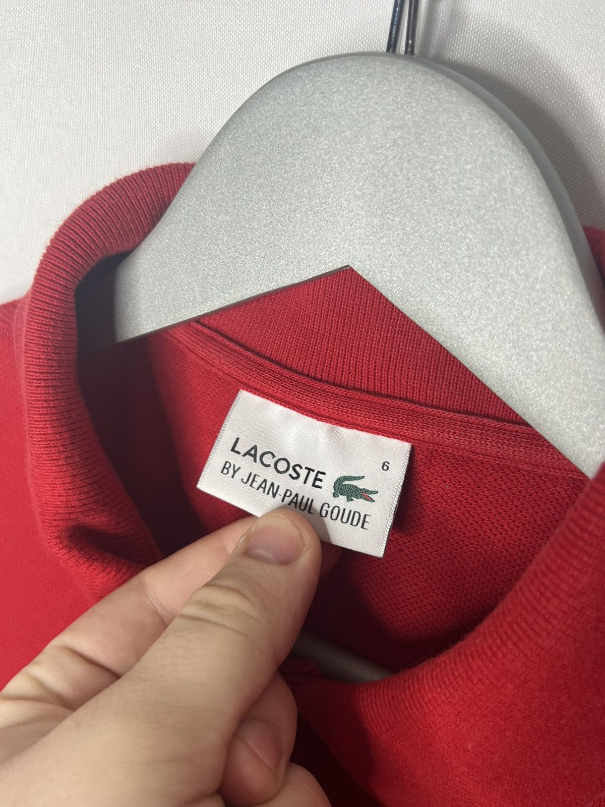 Lacoste 🐊Lacoste Luxury by Jean Paul Goude Long Sleeve Polo Shirt🐊 Size US L / EU 52-54 / 3 - 8 Thumbnail