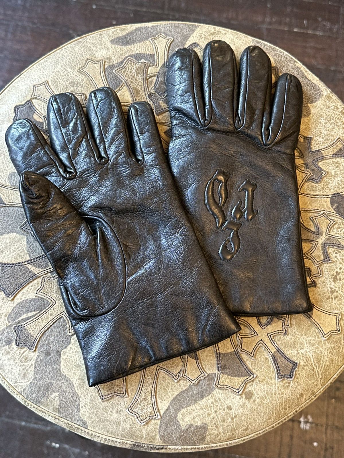 Enfants Riches Deprimes ENFANT RICHES DEPRIMES LEATHER GLOVES Size ONE SIZE - 3 Thumbnail