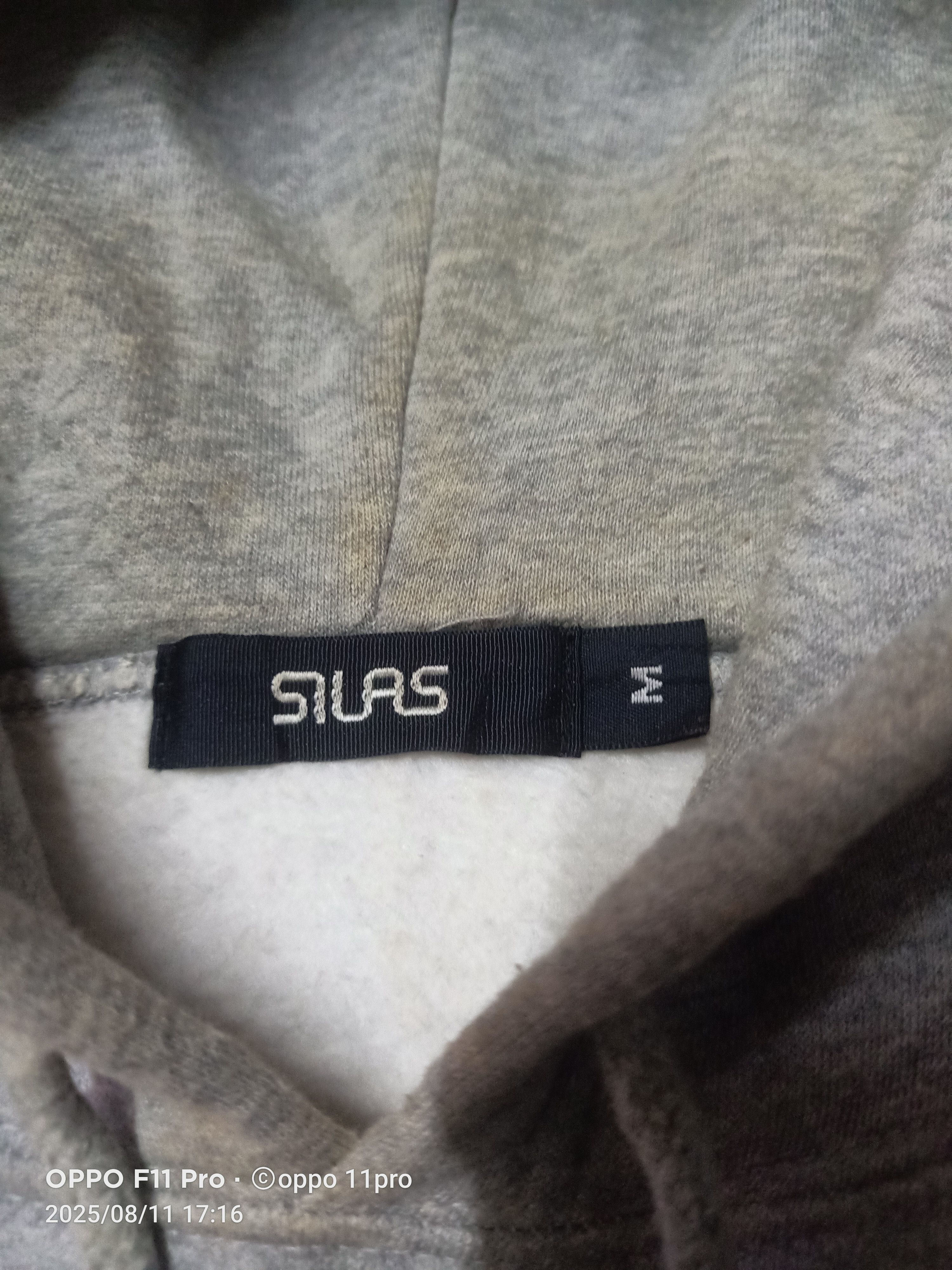 Japanese Brand ⚡Silas Hoodies Men Big Logo Front Poket ⚡ Size US M / EU 48-50 / 2 - 7 Thumbnail
