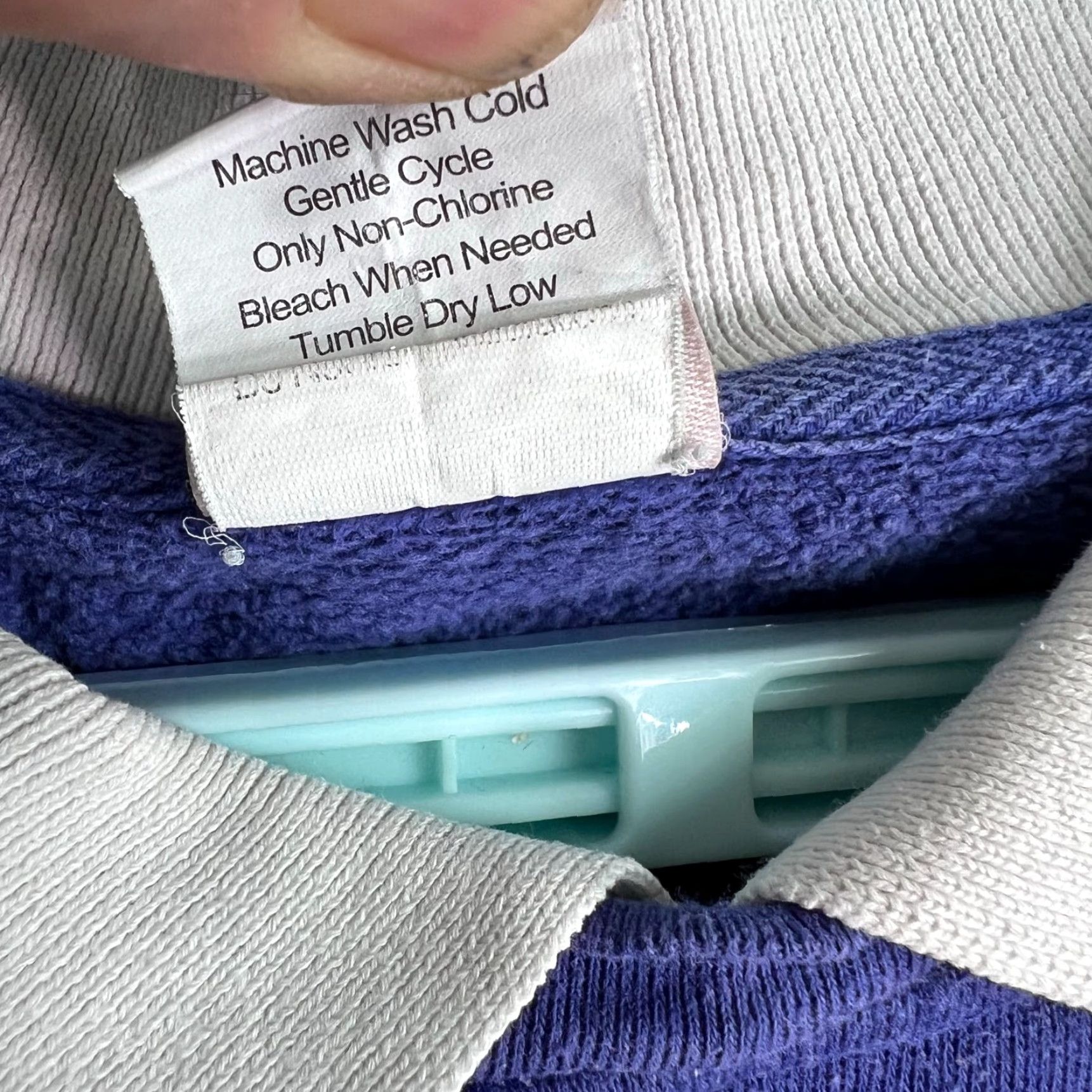 Vintage VINTAGE Adrian Delafield Collared Sweatshirt XL Blue Cat Embroidered Pullover Women Size XL / US 12-14 / IT 48-50 - 6 Thumbnail