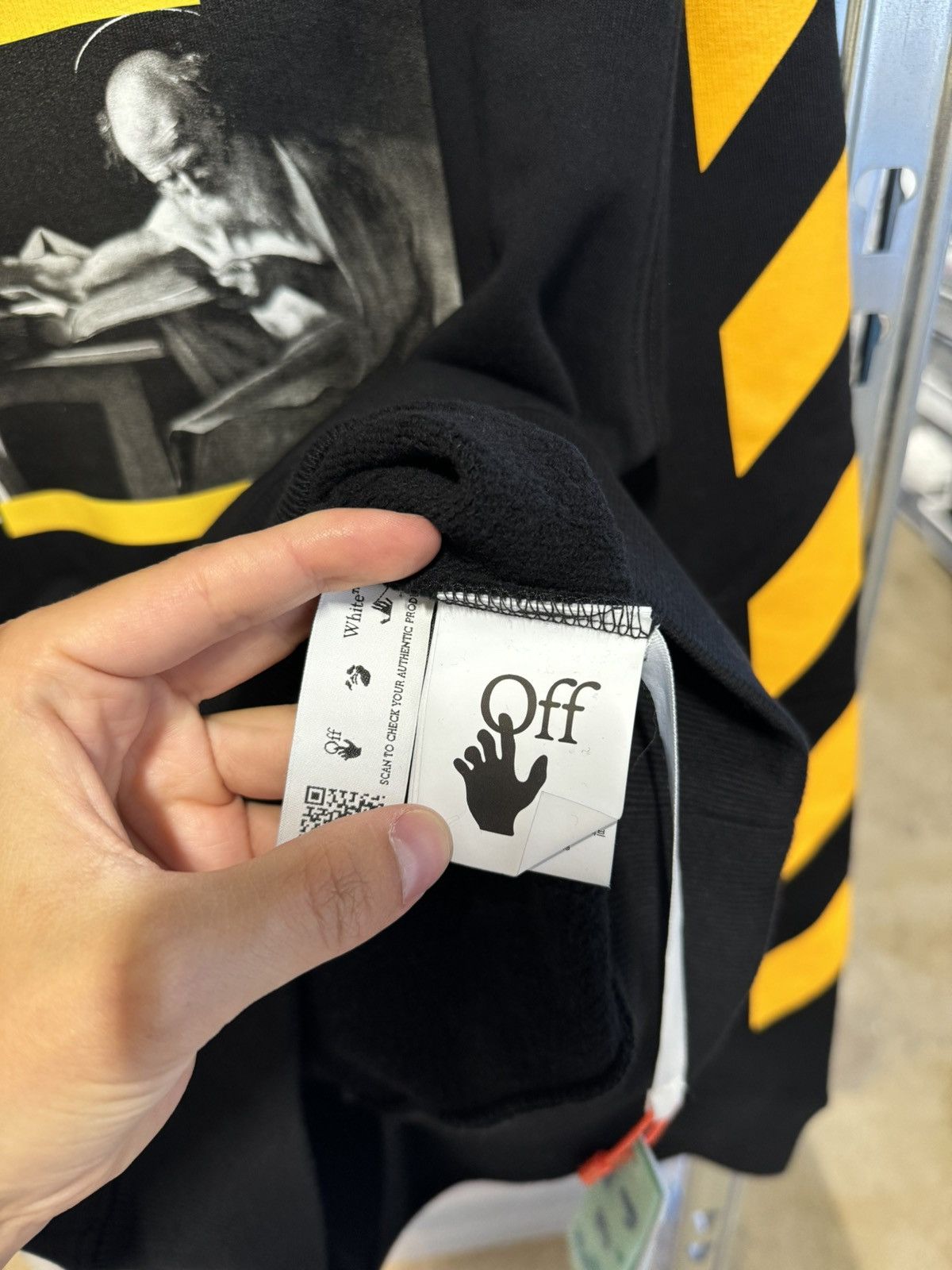 Off-White Off-White Caravaggio Paint Sweatshirt NEW 750$ Size US S / EU 44-46 / 1 - 6 Thumbnail