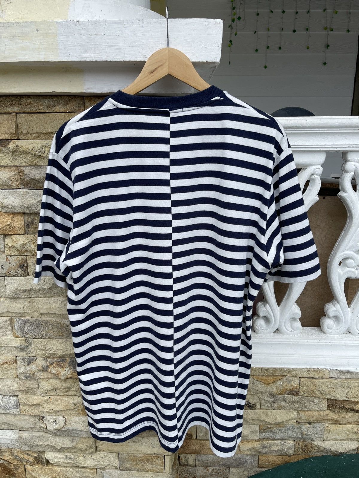 JW Anderson Last Drop🔥Rare🔥UNIQLO x JW ANDERSON Stripe Pocket Tee Size US XL / EU 56 / 4 - 5 Thumbnail