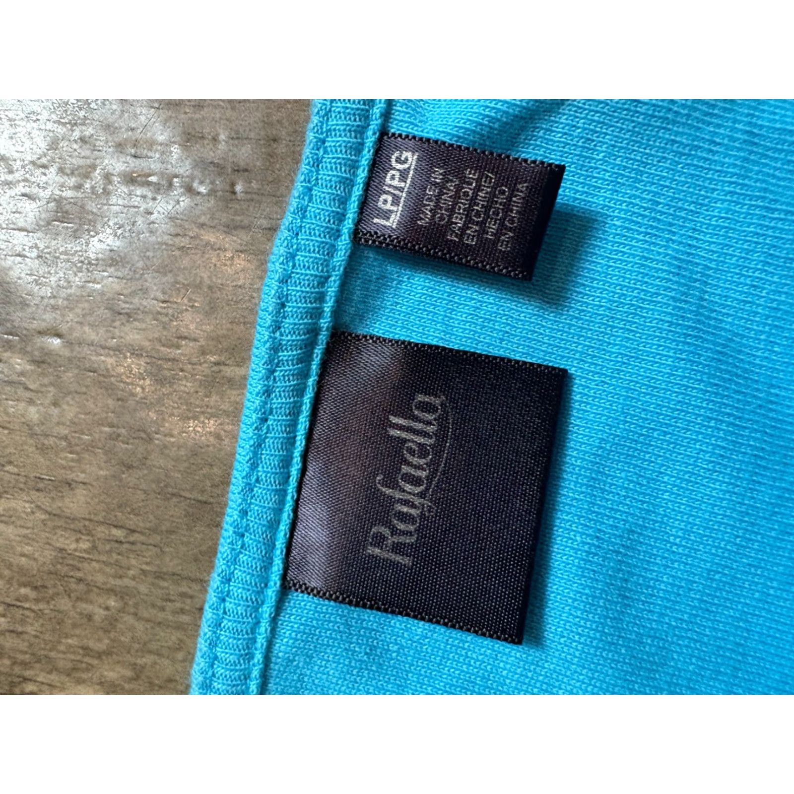 Vintage Rafaella Top Womens L P Blue Short Sleeve Cotton Shirt Petite Large Size L / US 10 / IT 46 - 4 Thumbnail