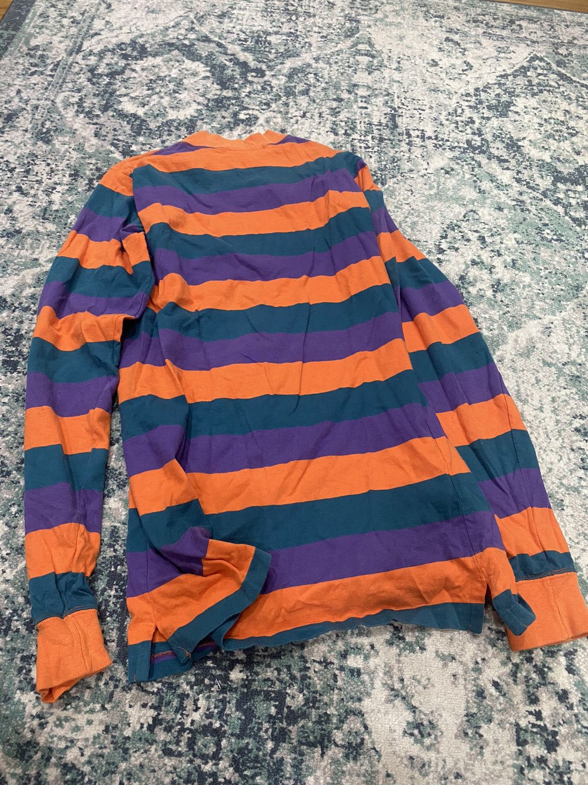 Polo Ralph Lauren 1990 - Polo Ralph Lauren Stripes Pony Logo L/S Shirt Size US L / EU 52-54 / 3 - 14 Thumbnail