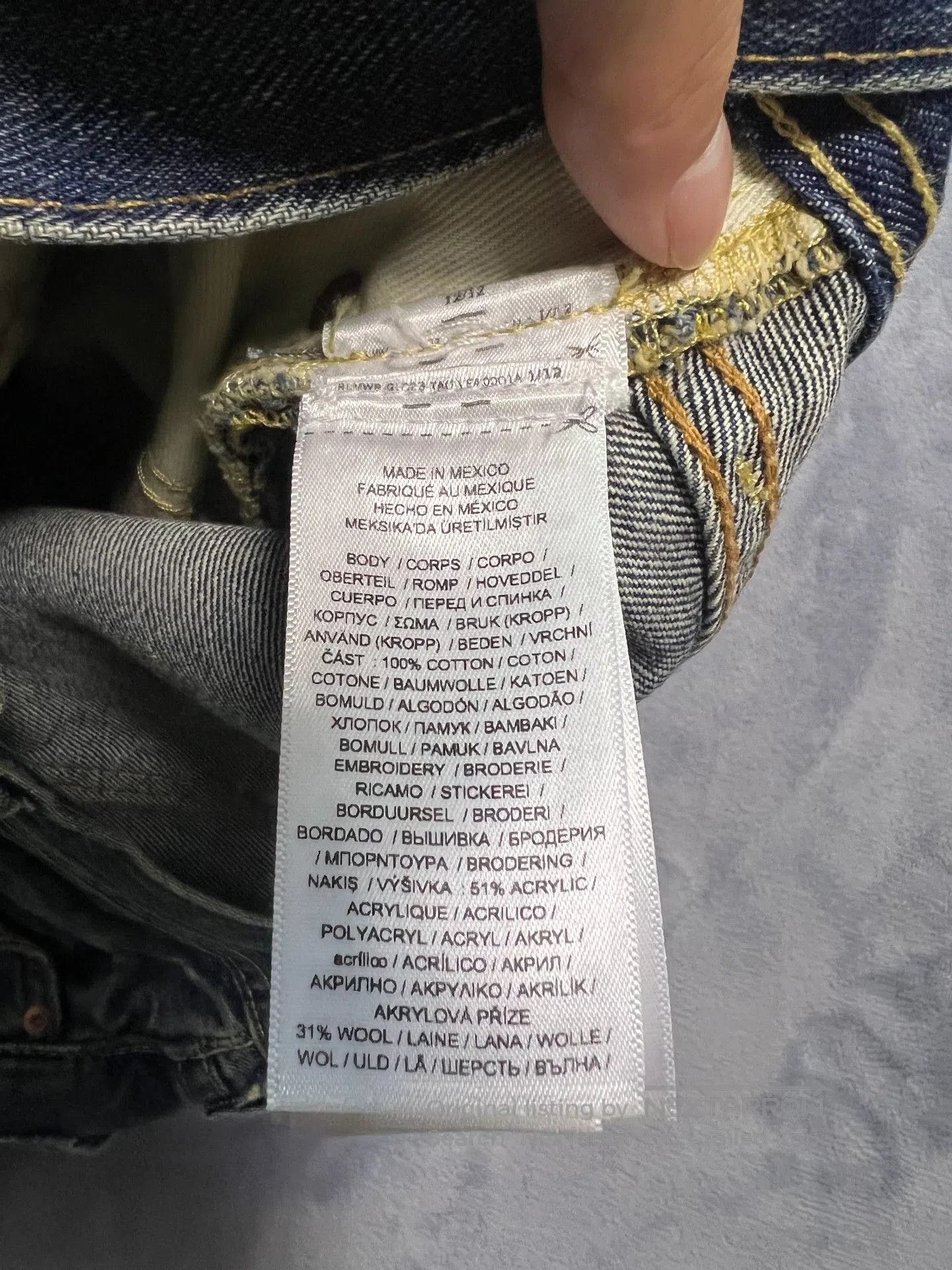 Polo Ralph Lauren Polo Ralph Lauren Laser Washed Jeans. Size US 29 - 5 Thumbnail