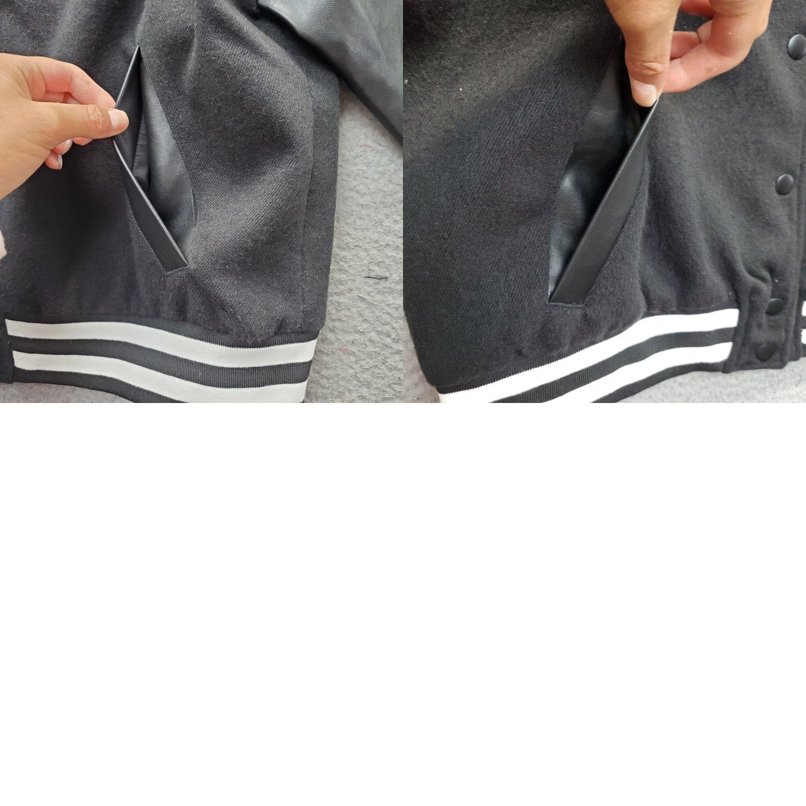Steve Madden Steve Madden Alexandra Bomber Jacket Womens L Black Long Sleeve Snap Button EUC Size L / US 10 / IT 46 - 8 Thumbnail
