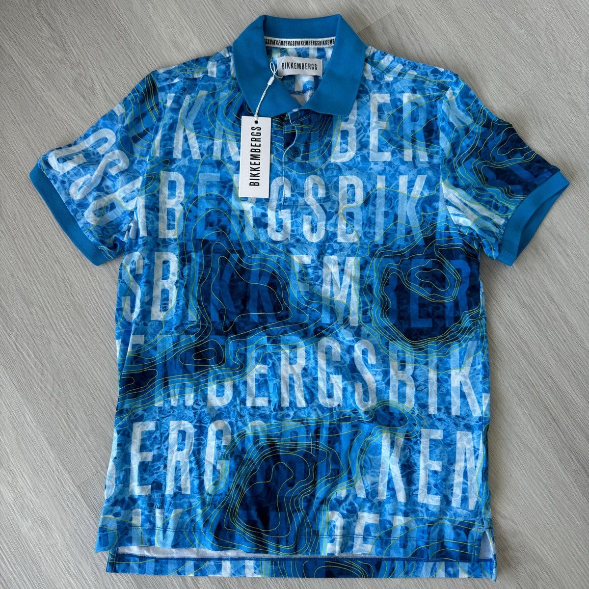 Dirk Bikkembergs Bikkenberg Blue Polo Shirt Size US M / EU 48-50 / 2 - 1 Thumbnail