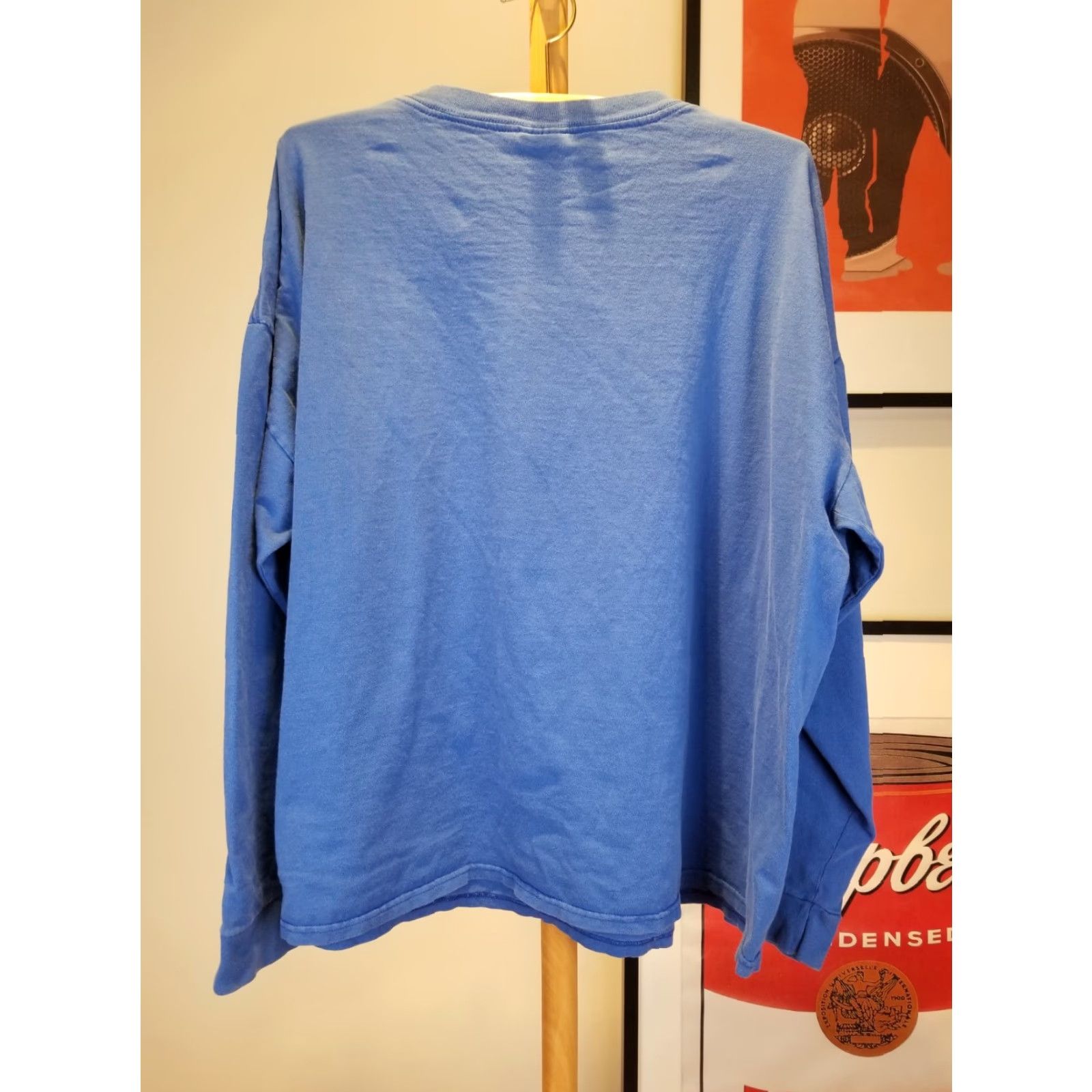 Nike VINTAGE Nike CENTER EMBROIDERY Swoosh BLUE Long Sleeve T-Shirt XXL Men Size 2XL 90s Size US XXL / EU 58 / 5 - 5 Thumbnail