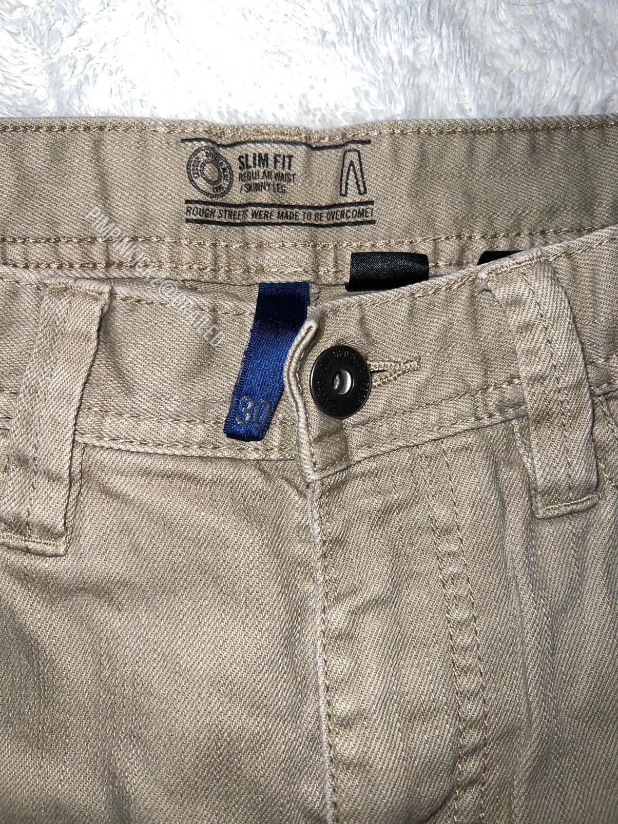 H&M H&M mens skinny leg (regular waist) beige jeans size 30 Size US 30 / EU 46 - 3 Thumbnail