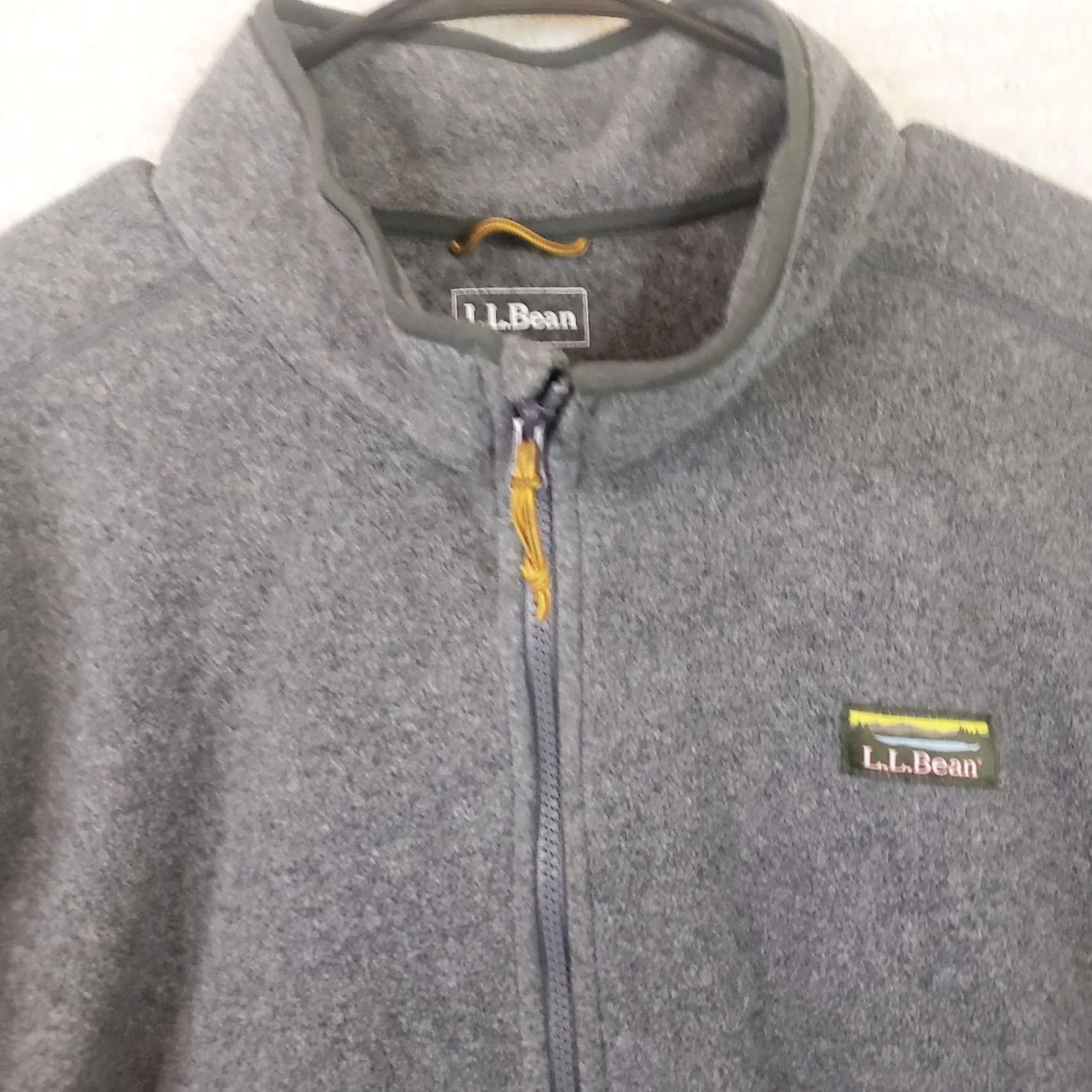 Vintage LL Bean Classic Fleece Jacket Heather Gray Full Zip XL Tall Men Size US XL / EU 56 / 4 - 4 Thumbnail