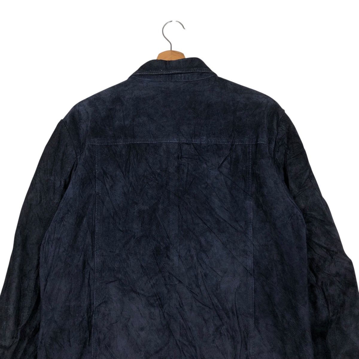 Japanese Brand 📌Vintage Chore Leather Jacket Jubian Blanket Issey Miyake Size US L / EU 52-54 / 3 - 10 Thumbnail