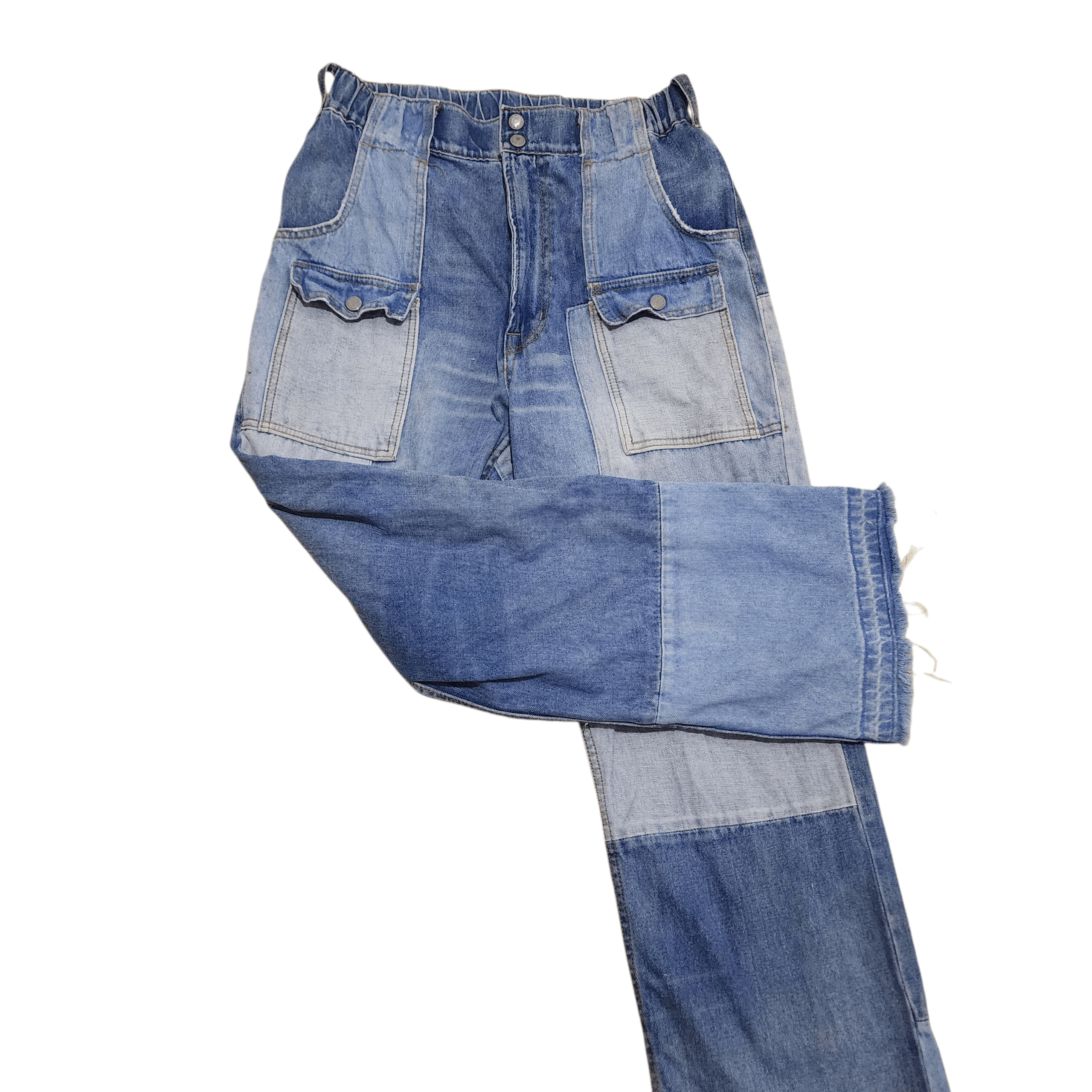 Ciaopanic Etsinta Ciaopanic Patchwork Denim Pants Size US 30 / EU 46 - 5 Thumbnail