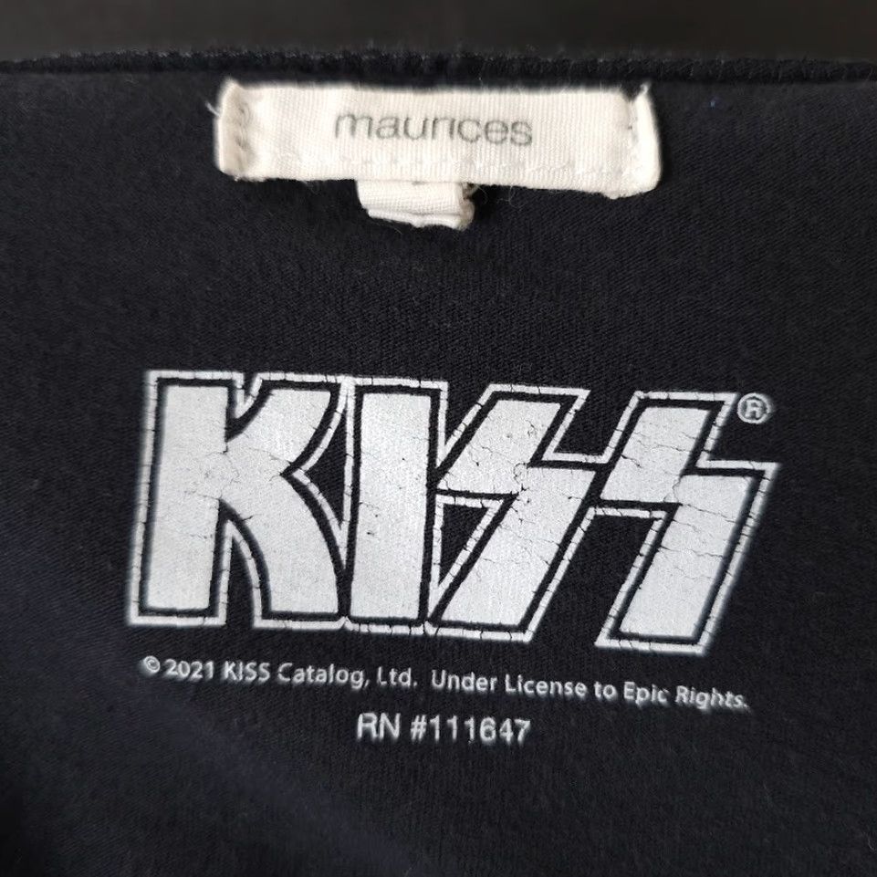 Etro Kiss T Shirt Mens Small Black Rock And Roll Band Tee Repro Retro Size US S / EU 44-46 / 1 - 5 Thumbnail
