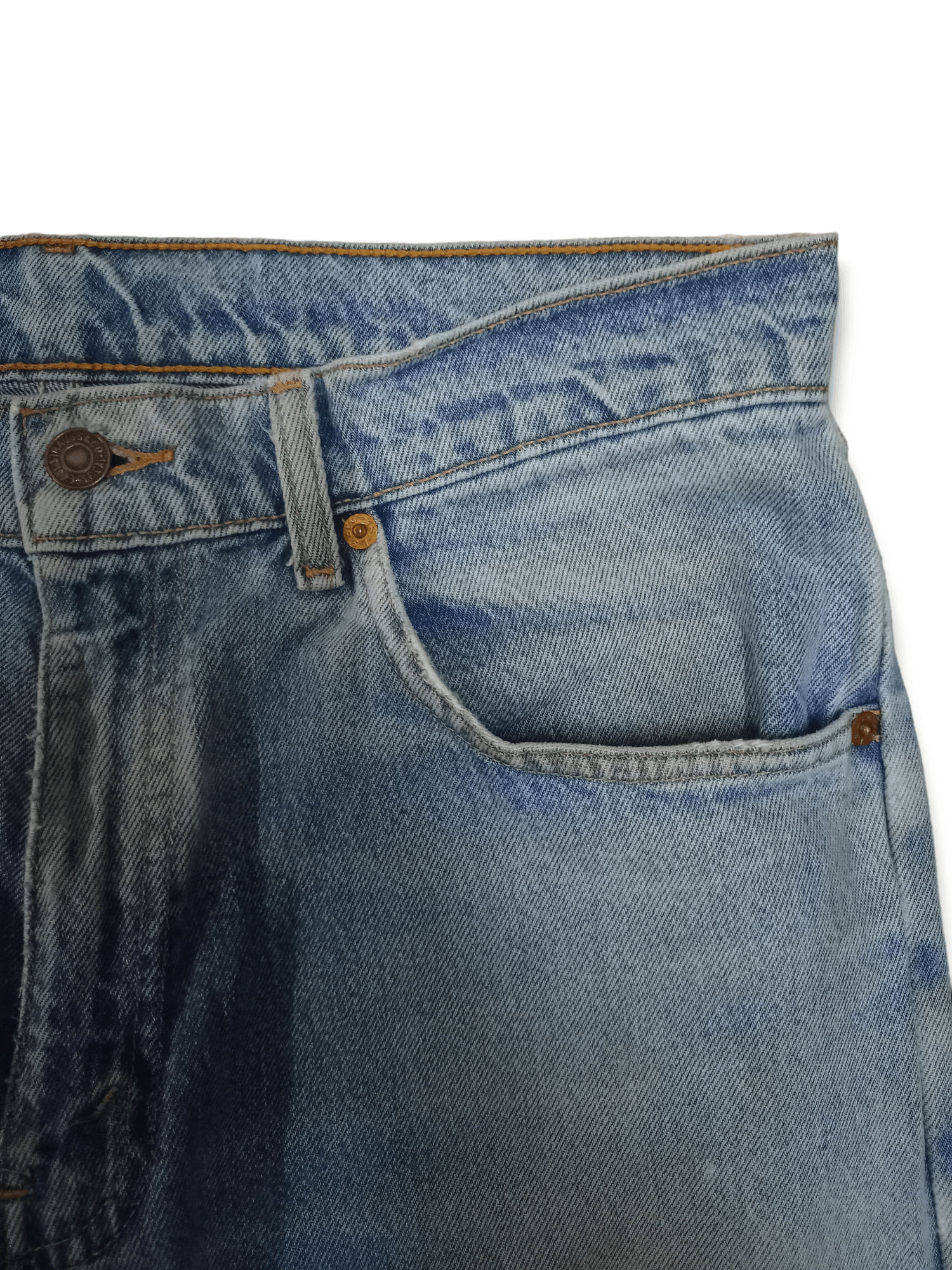 Levi's Vintage 80s Levis 607 Orange Tab Rework Loose Jeans Size US 32 / EU 48 - 5 Thumbnail