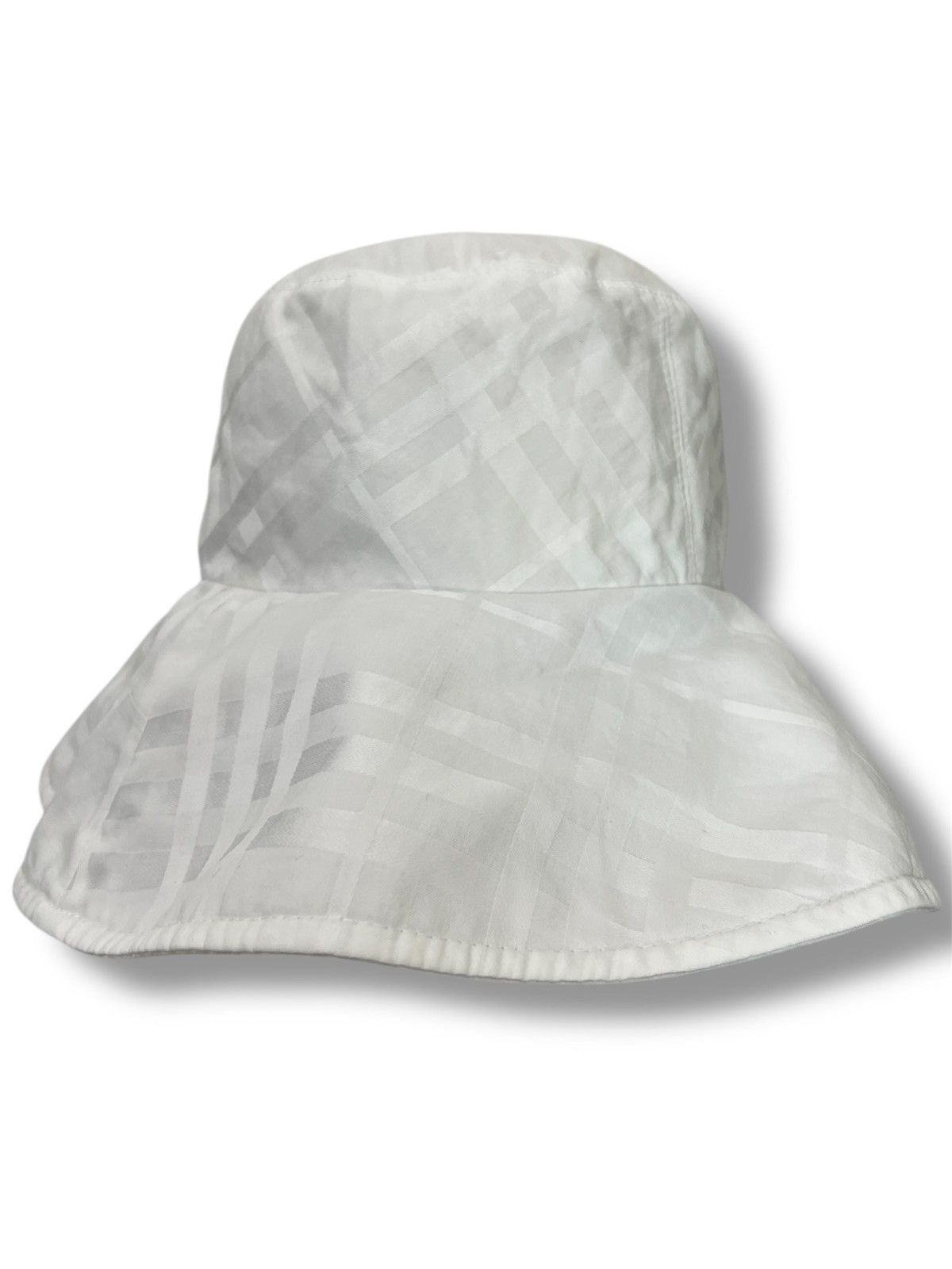 Burberry Burberry Blue Label Shadow Check Bucket Hat Size ONE SIZE - 2 Thumbnail