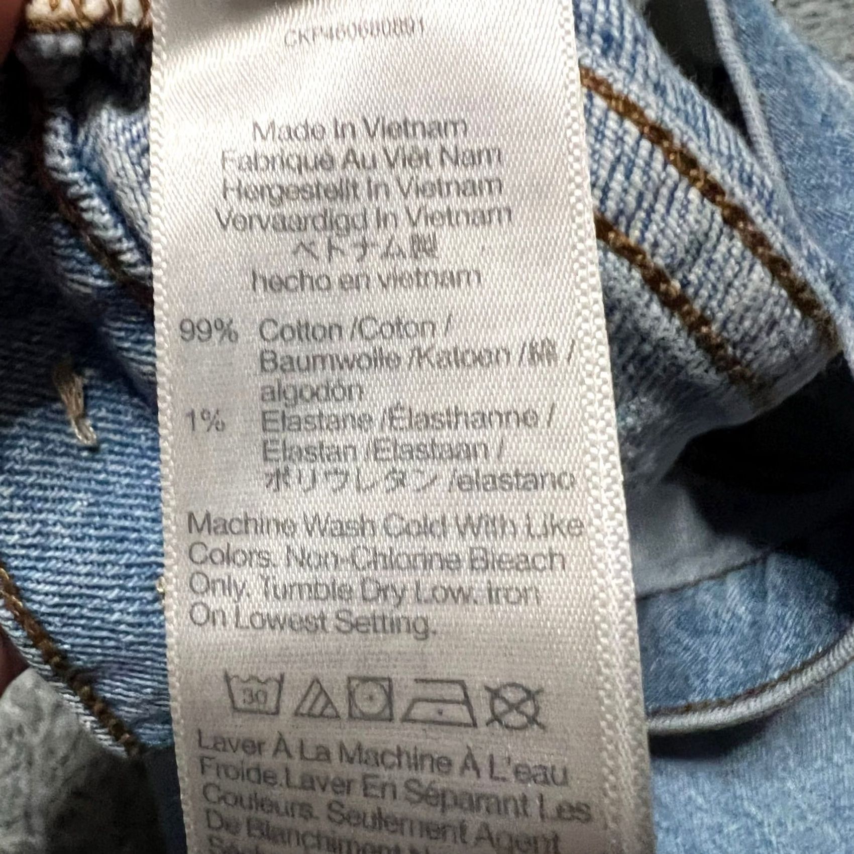 Madewell Madewell Jeans Womens Perfect Vintage Cropped Blue 24 Size 42" / US 20 - 6 Thumbnail