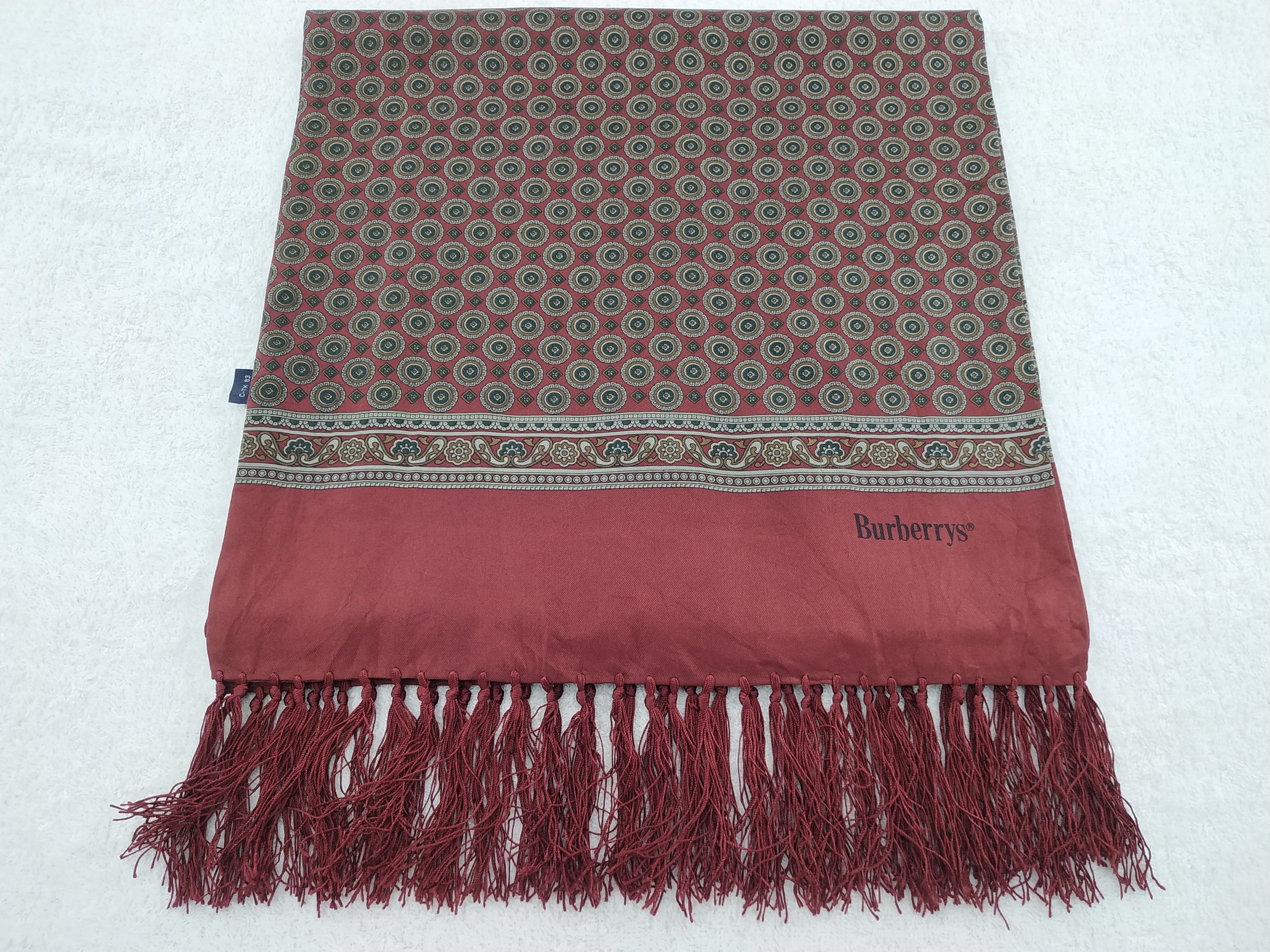 Burberry Vintage Burberry Scarf/Muffler/Neckwear MF514 Size ONE SIZE - 1 Thumbnail