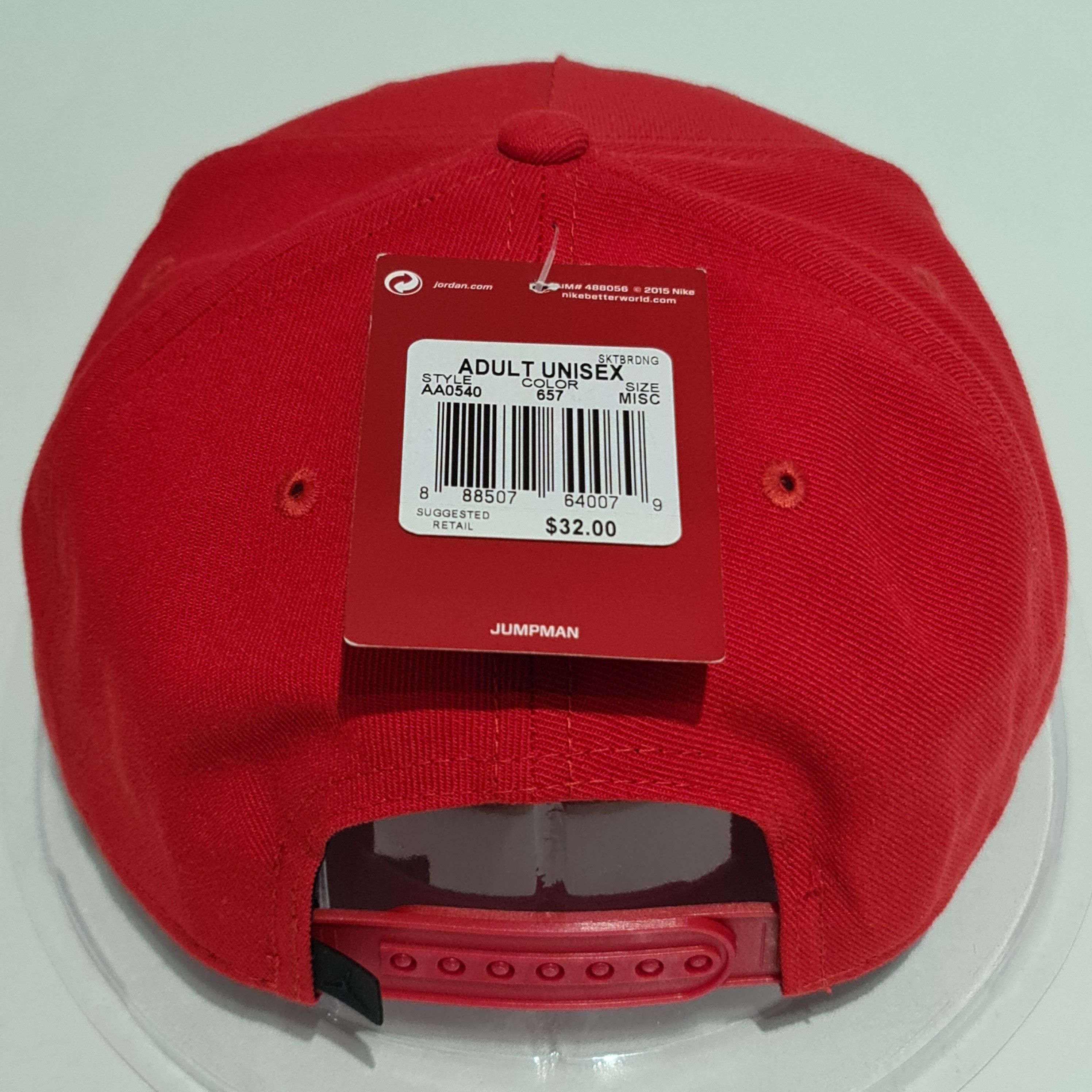 Jordan Brand Jordan Cap Snapback 'RE2PECT' Red Size ONE SIZE - 9 Thumbnail