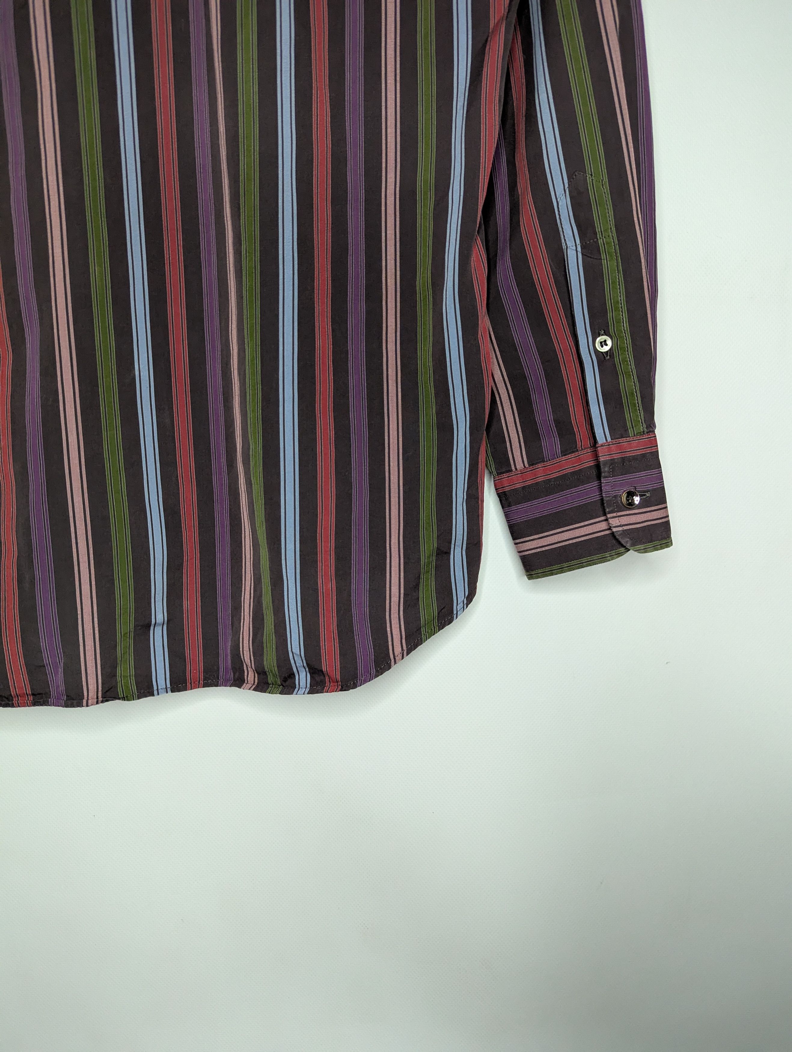 Paul & Shark × Vintage Paul & Shark Silver Collection Vintage Striped Shirt Size 40 Size US M / EU 48-50 / 2 - 10 Thumbnail