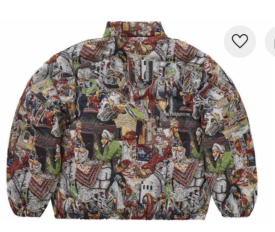 Bless × Supreme Supreme x Bless tapestry down puffer jacket Size US S / EU 44-46 / 1 - 2 Thumbnail
